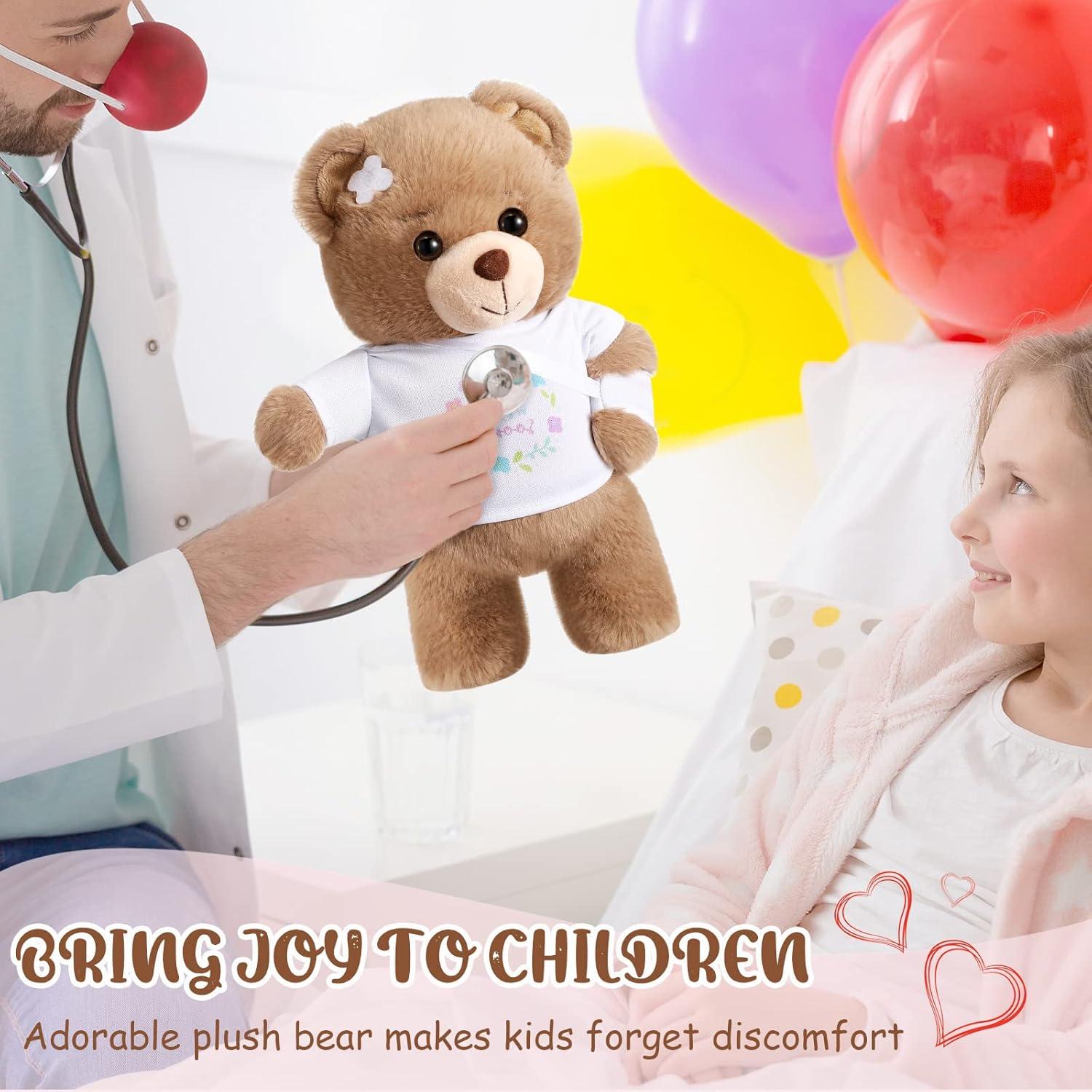 Osito de Peluche Deekin 25 cm con Vendaje para Niños