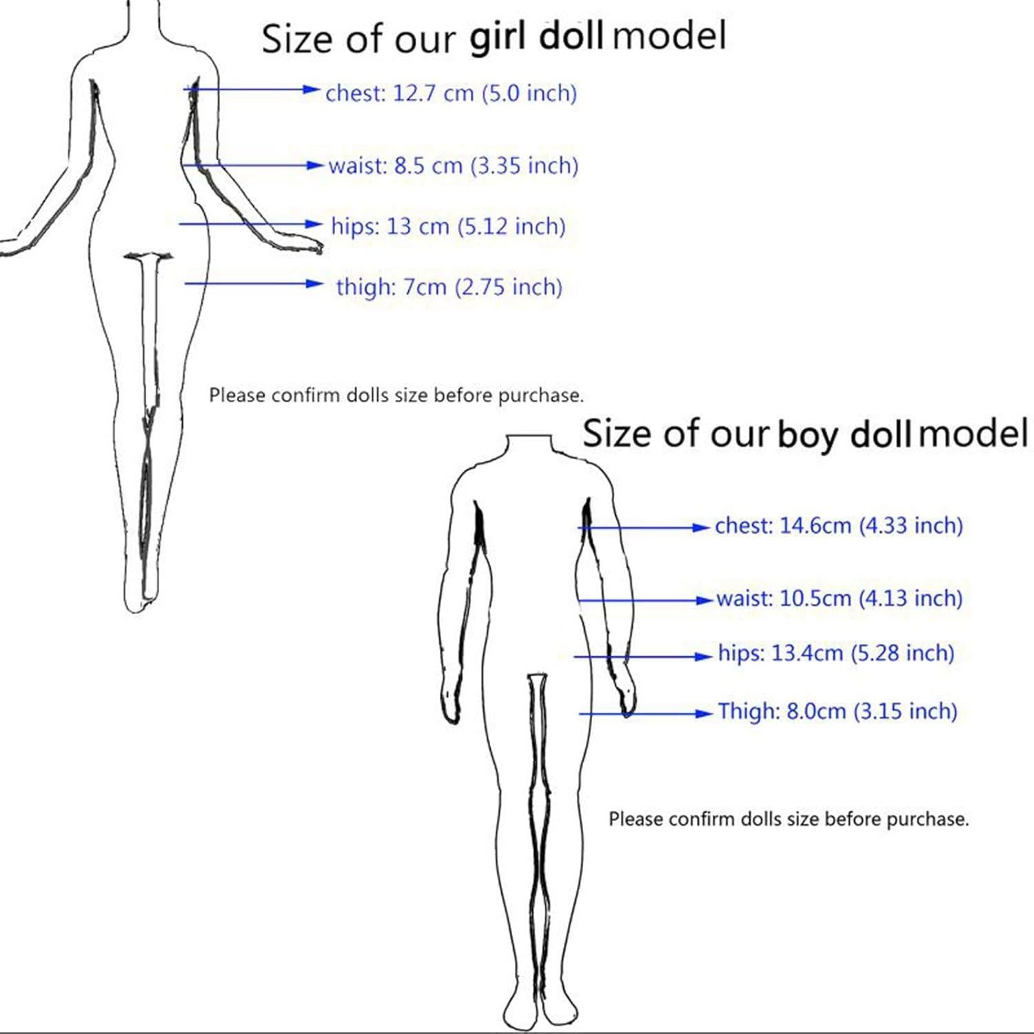 Conjunto de Boda BJDBUS para Muñecas 29.21 cm Vestido y Traje