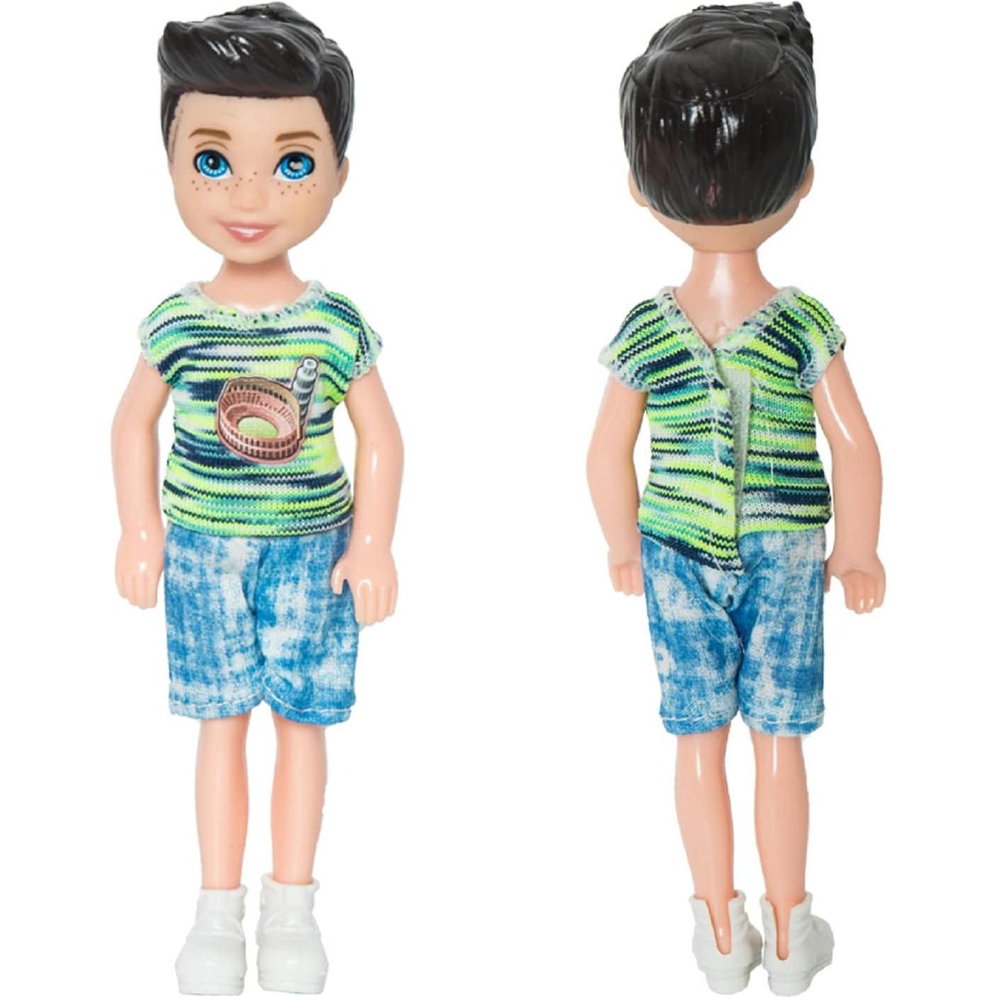 Conjunto 10 Muñecas Mini ONEST 12.7 cm con Ropa y Accesorios