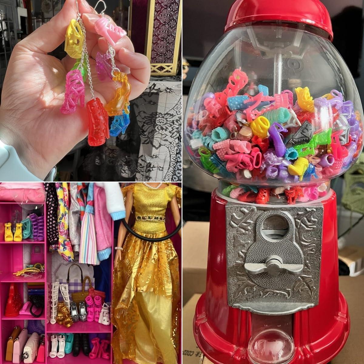 50 pares de zapatos de muñeca DoubleWood 29 cm variados