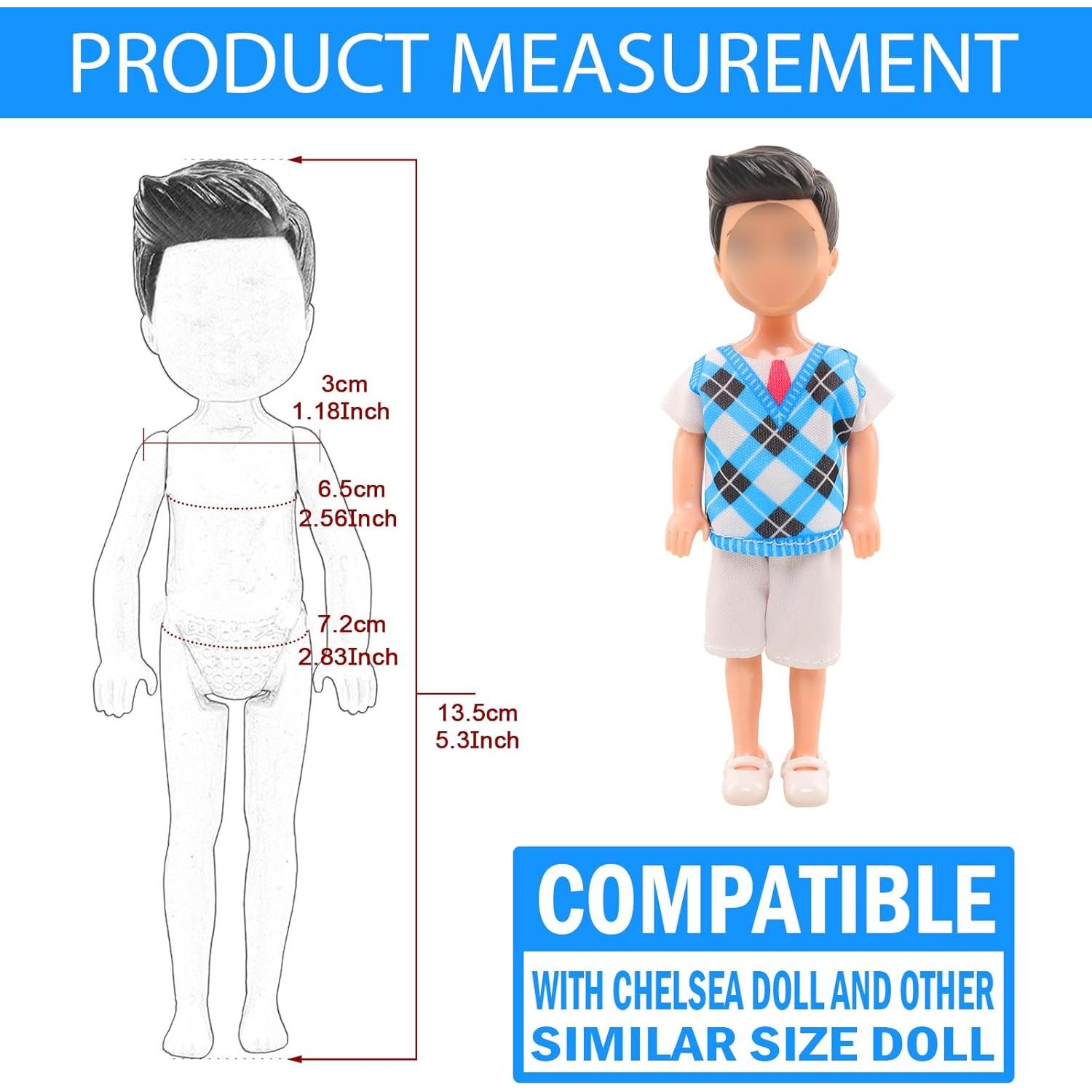 Ropa para Muñeco de 15 cm Miunana - 10 Conjuntos Casual