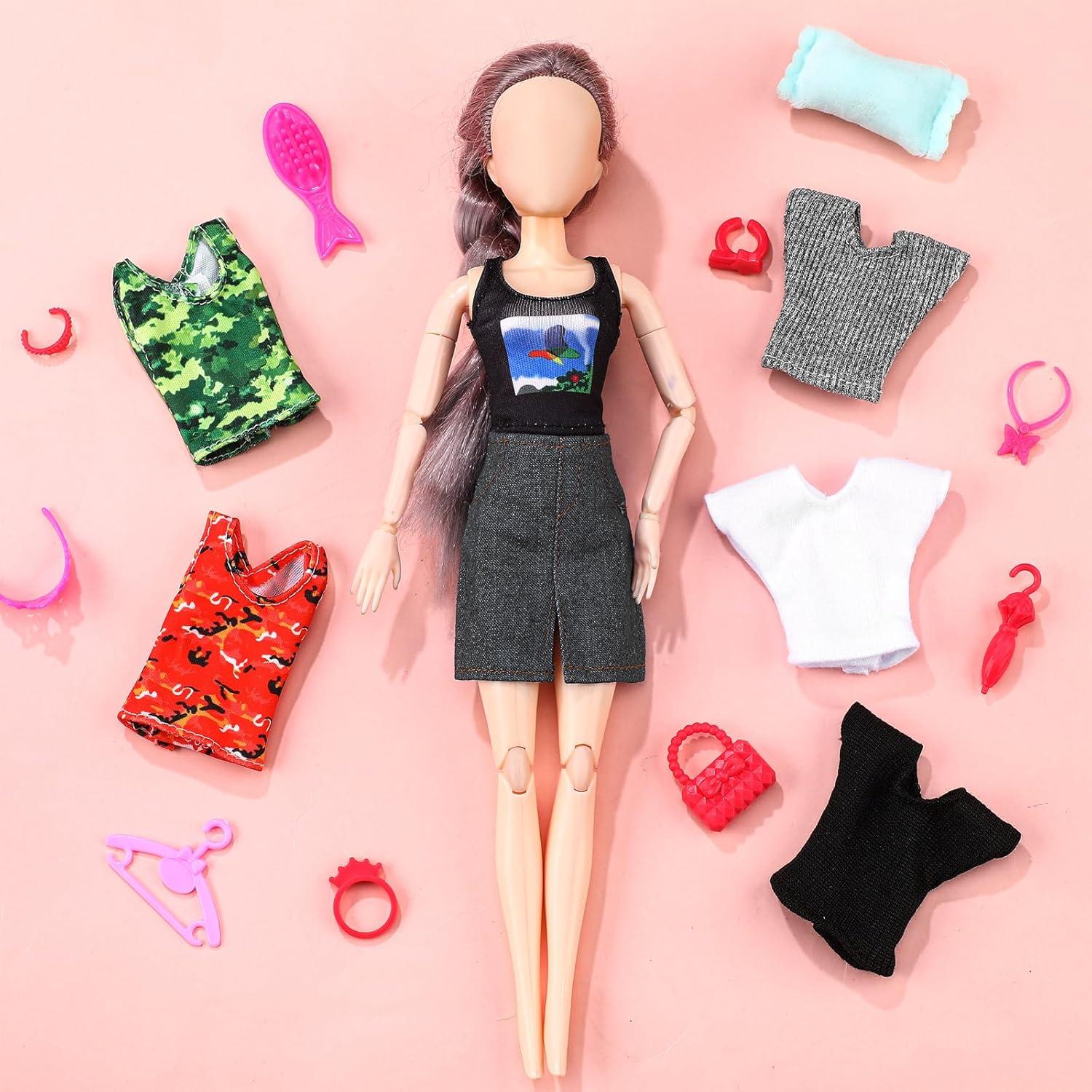 Conjunto Ropa de Muñeca Bencailor 6 Piezas 30 cm