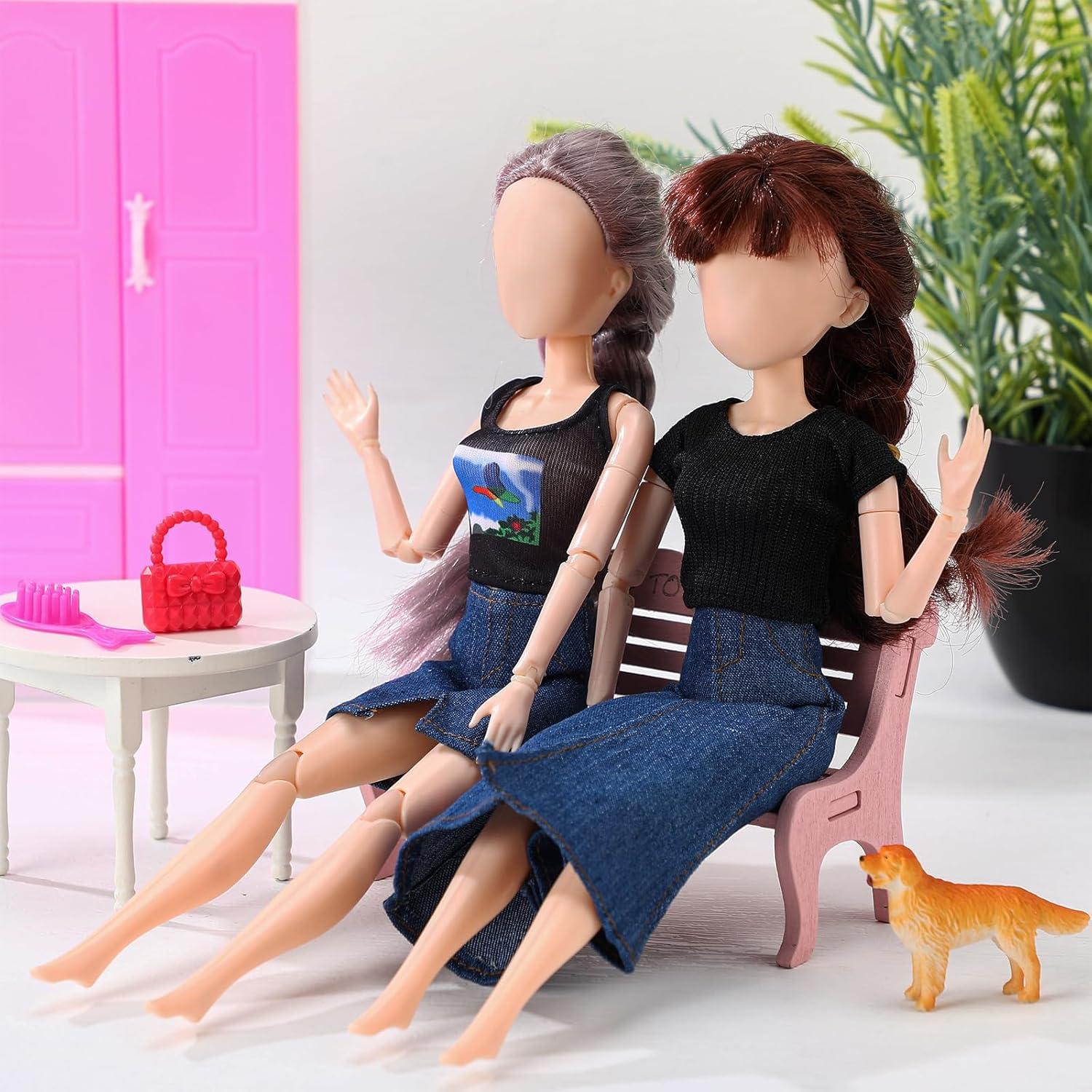 Conjunto Ropa de Muñeca Bencailor 6 Piezas 30 cm