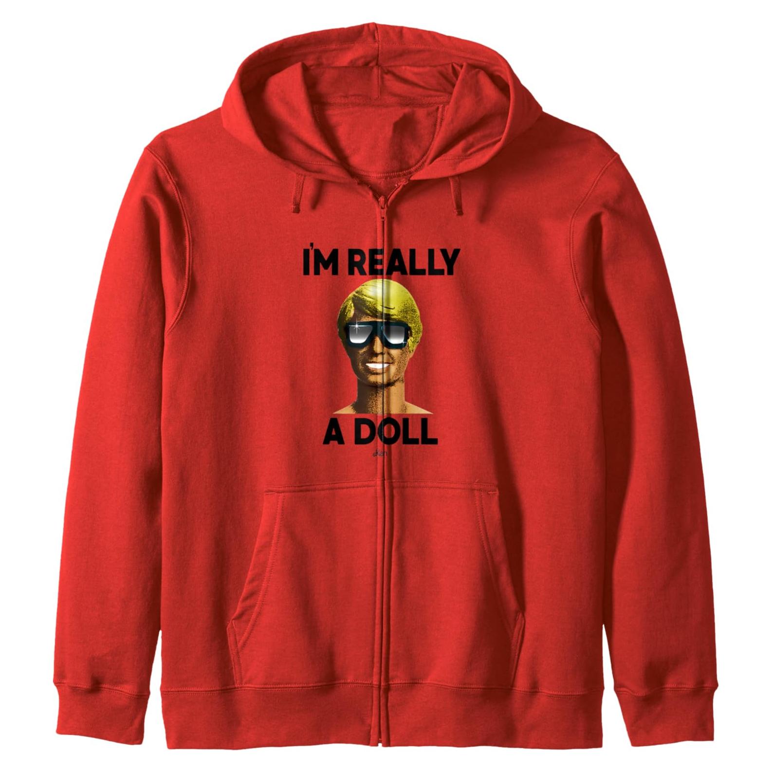 Sudadera con Capucha Barbie Ken 'Realmente Soy una Muñeca' Unisex