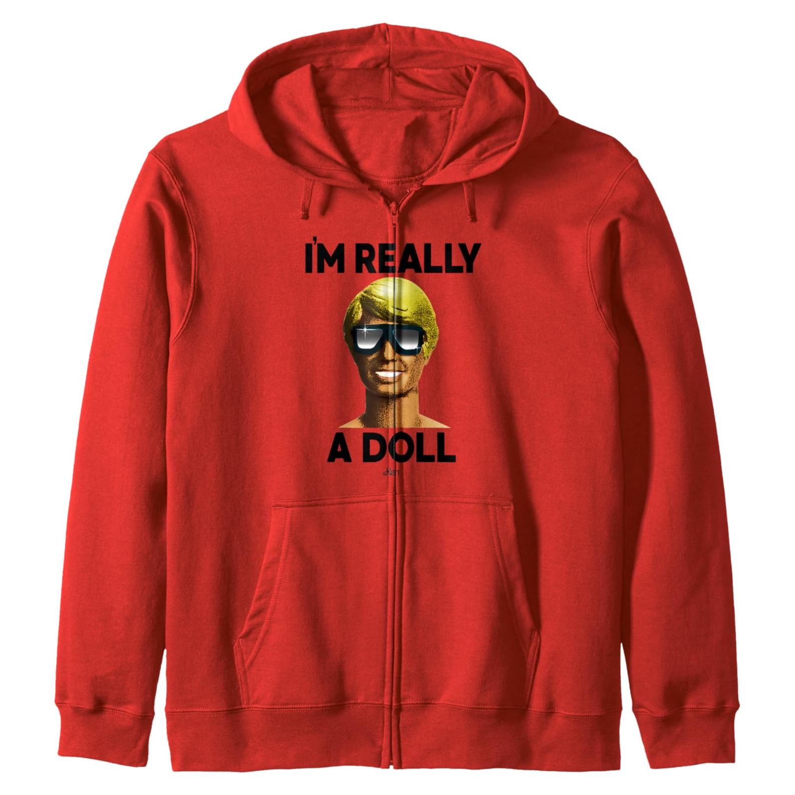 Sudadera con Cremallera Barbie Ken Realmente Soy Una Muñeca