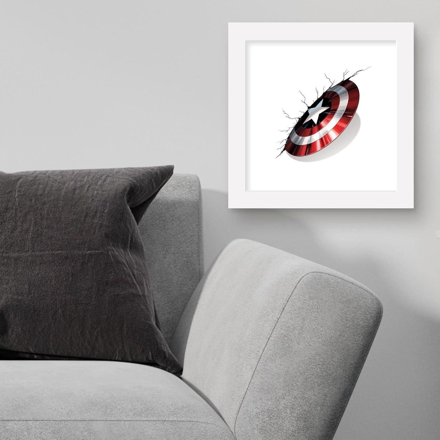 Póster de Arte Marvel Capitán América Trends International 30.48 cm