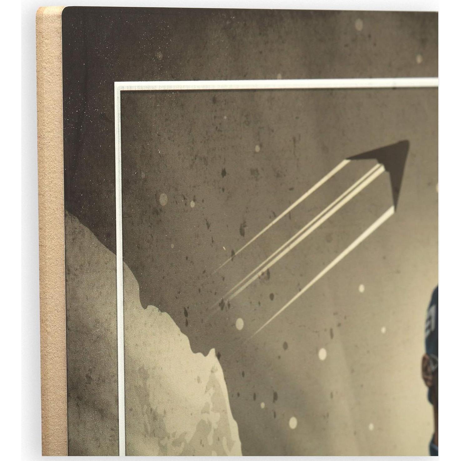 Arte de Pared Marvel Capitán América - Lienzo Enmarcado 33x49.5cm