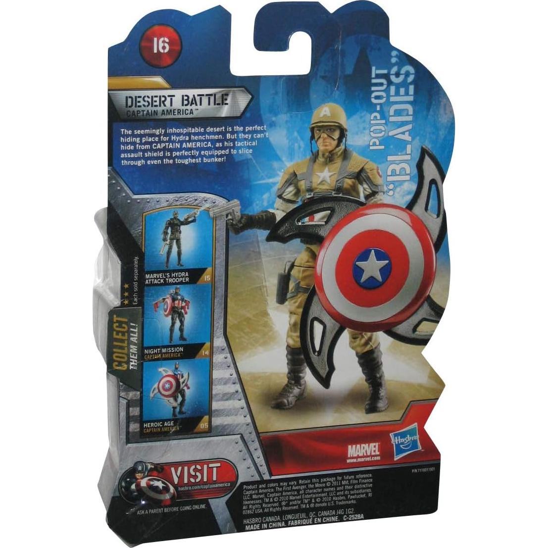 Figura de Acción Capitán América Hasbro 9.53 cm Ola 4