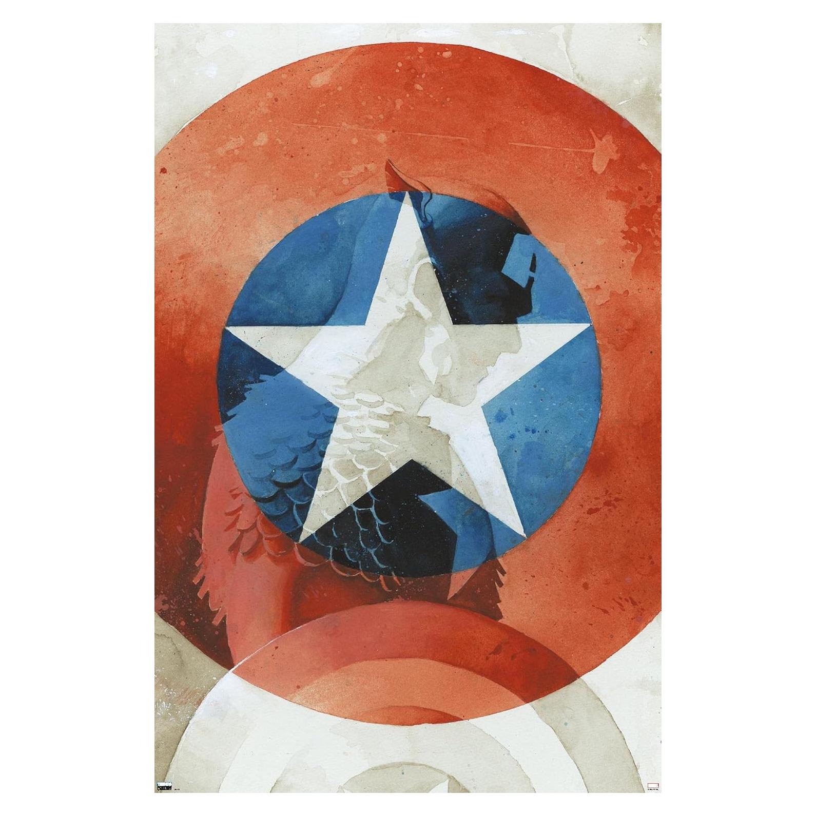 Póster de Pared Trends International Marvel Capitán América 86.4x56.8 cm