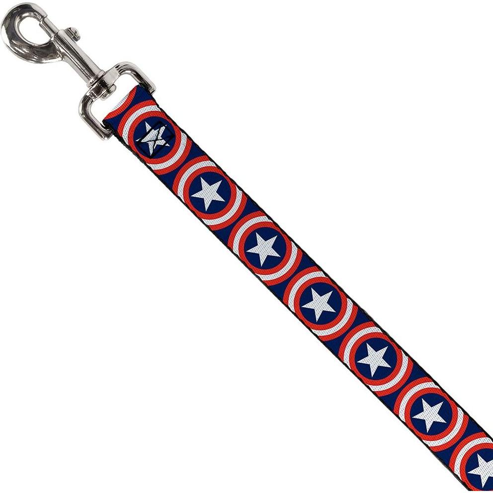 Correa para Perro Buckle-Down Capitán América 1.83m x 2.54cm