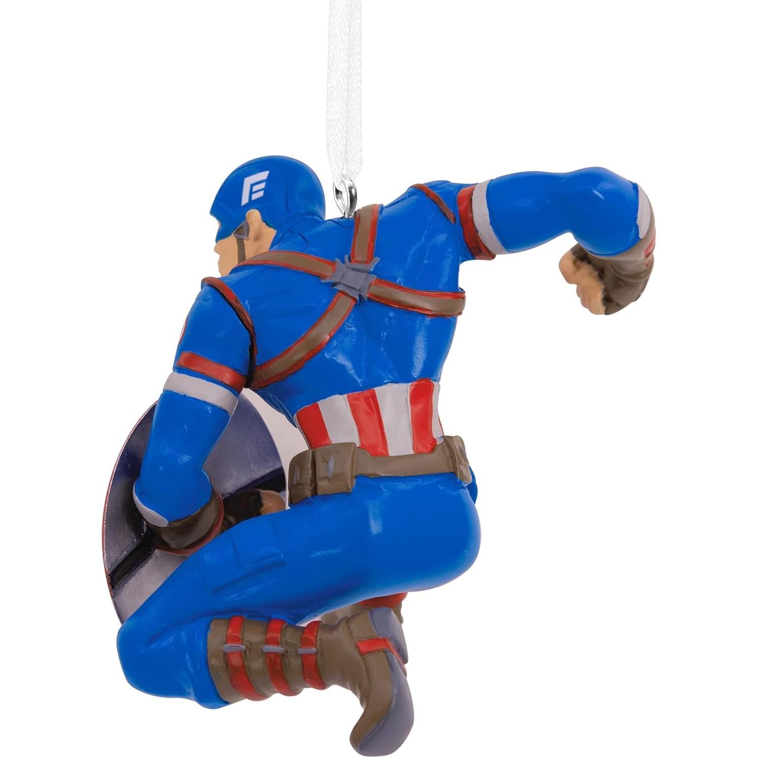 Adorno de Navidad Capitán América Hallmark 6.03x6.67 cm