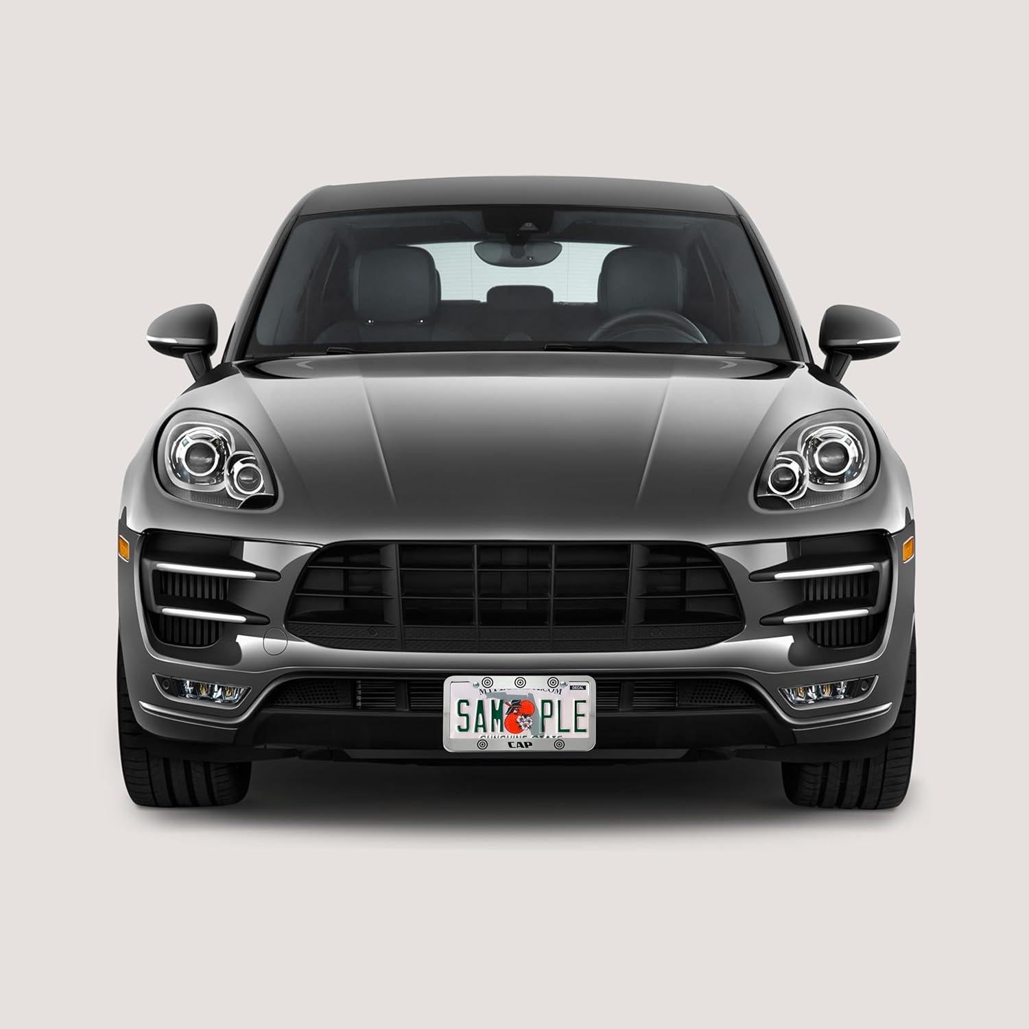 Marco de Placa de Licencia Speedy Pros Cromo 31x16 cm 2 Agujeros