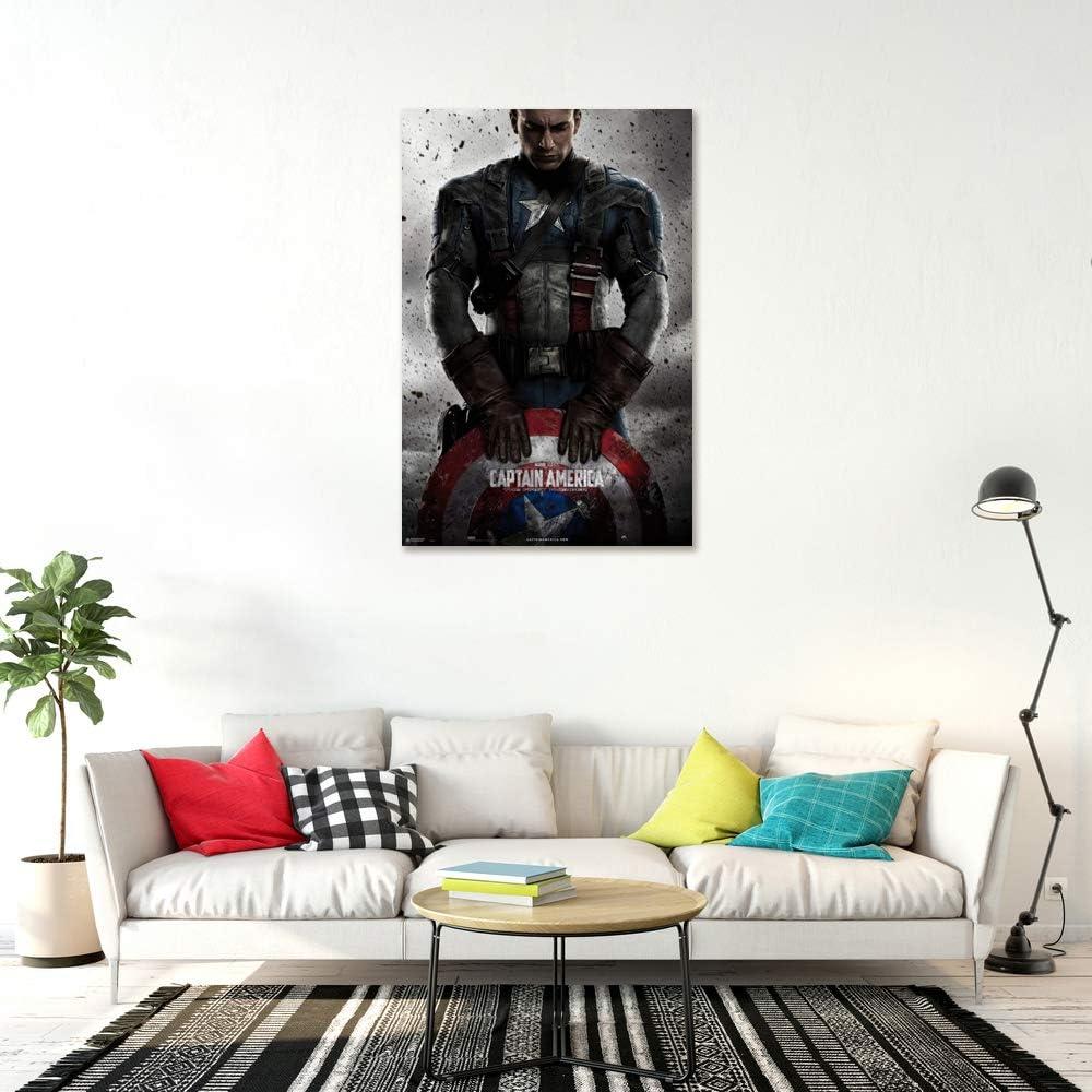 Póster Capitán América El Primer Vengador 61x91 cm con Colgador