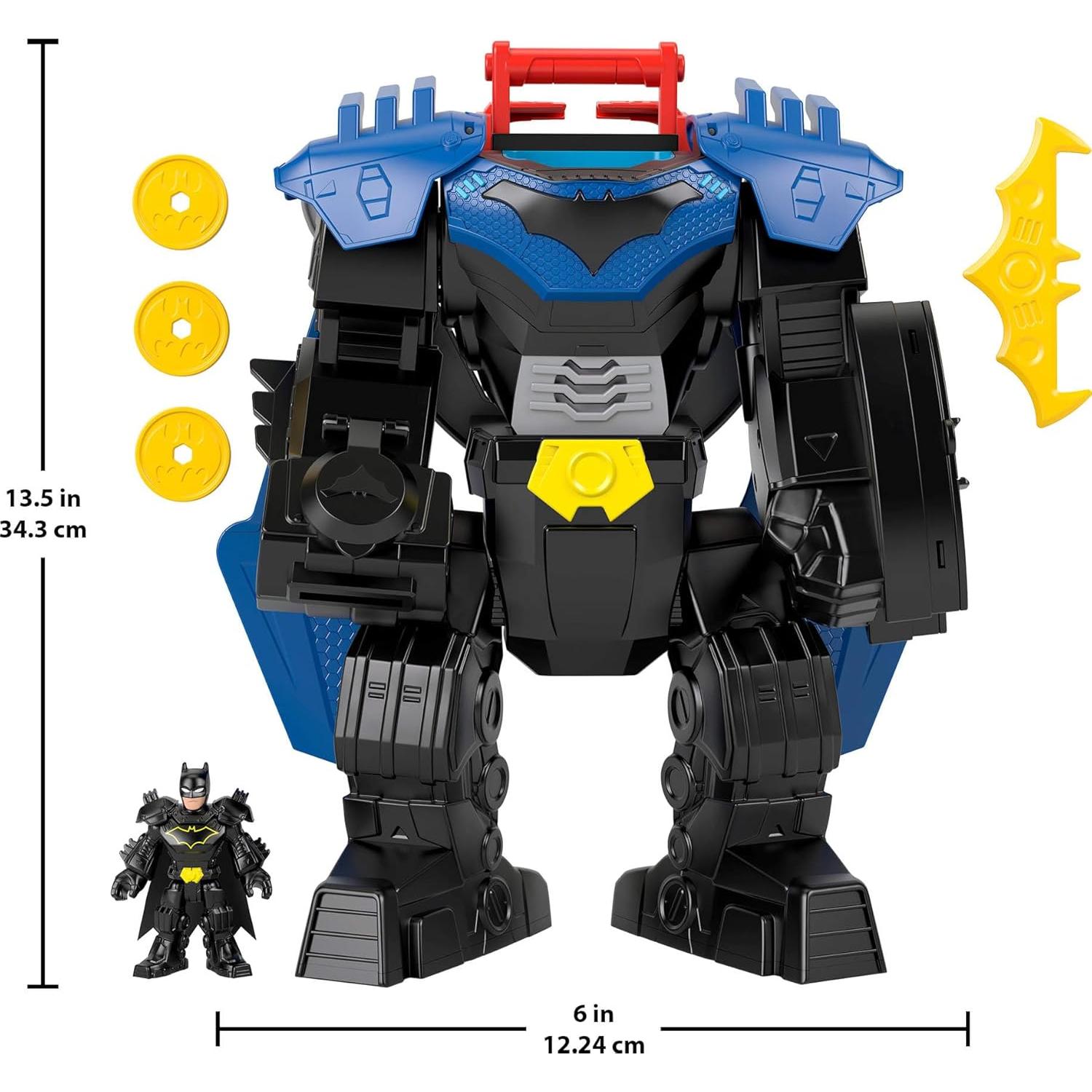 Meca de Vuelo de Batman Fisher-Price Imaginext 37cm con Luces y Sonidos