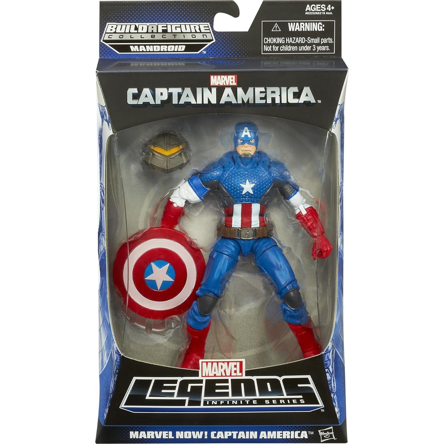 Figura Capitán América Marvel Legends 15.24 cm Hasbro
