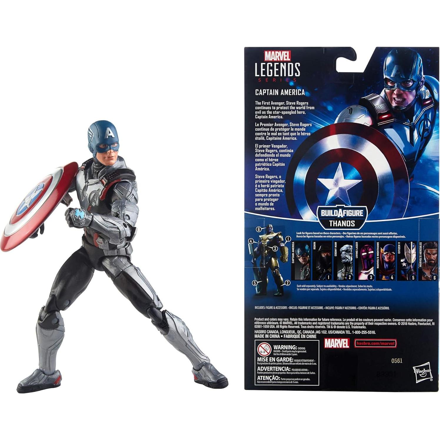 Figura Coleccionable Capitán América 15.24 cm Hasbro Marvel Legends
