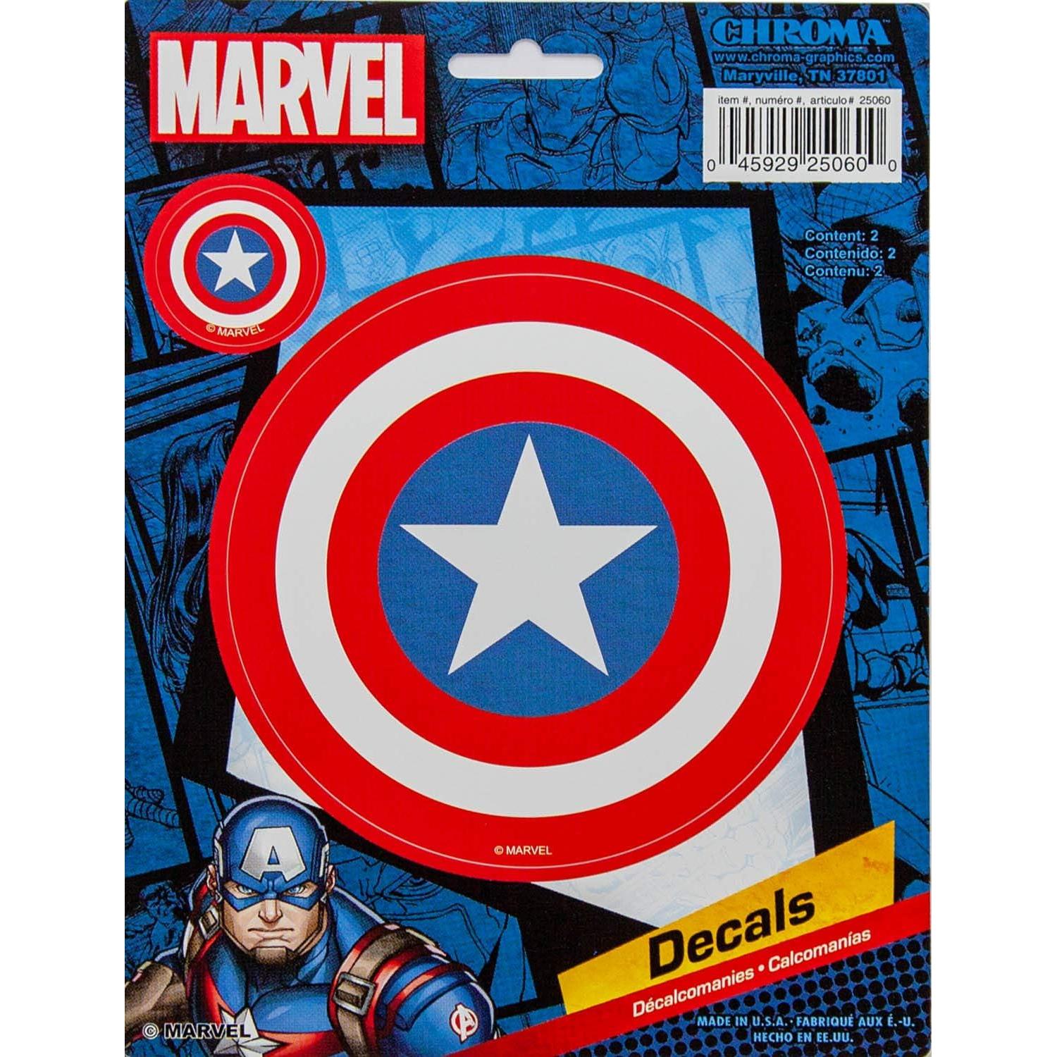 Calcomanía Adhesiva Capitán América Chroma 25060 20x15 cm