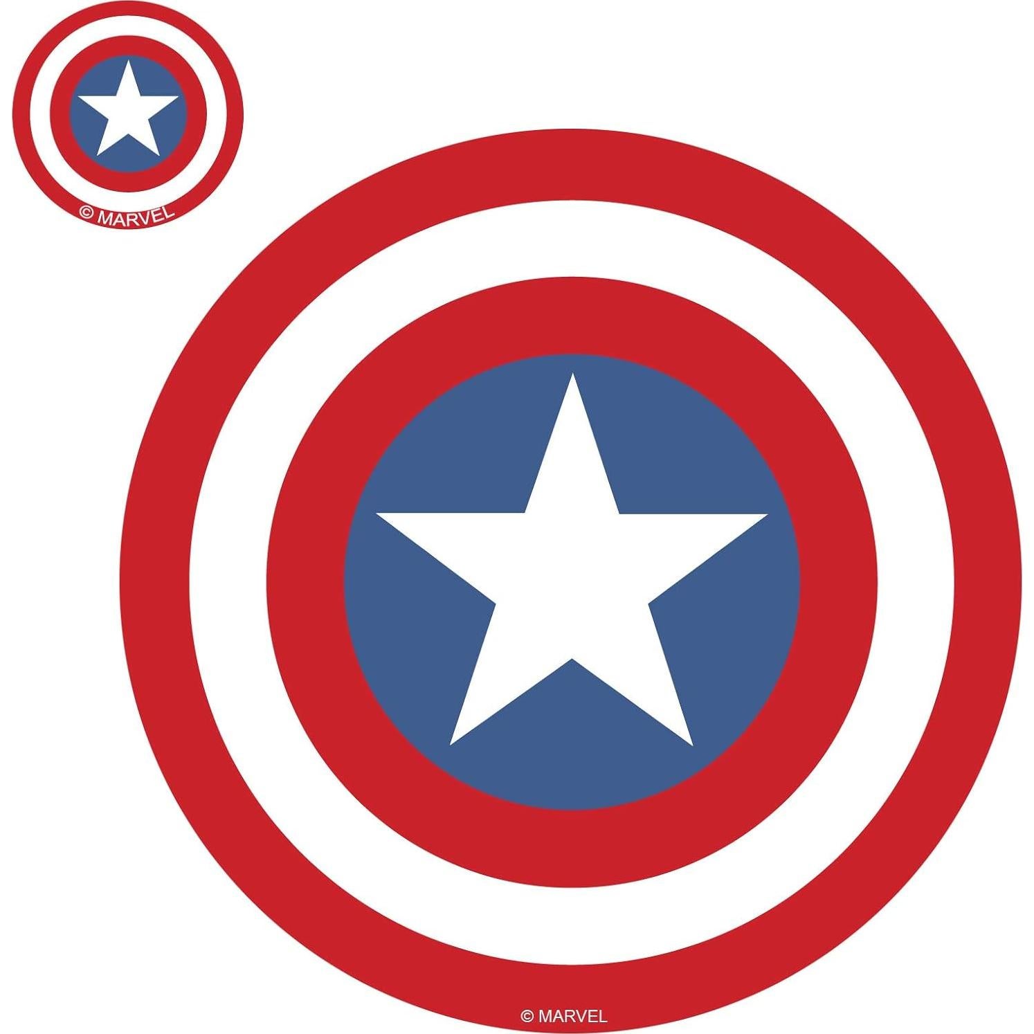 Calcomanía Adhesiva Capitán América Chroma 25060 20x15 cm