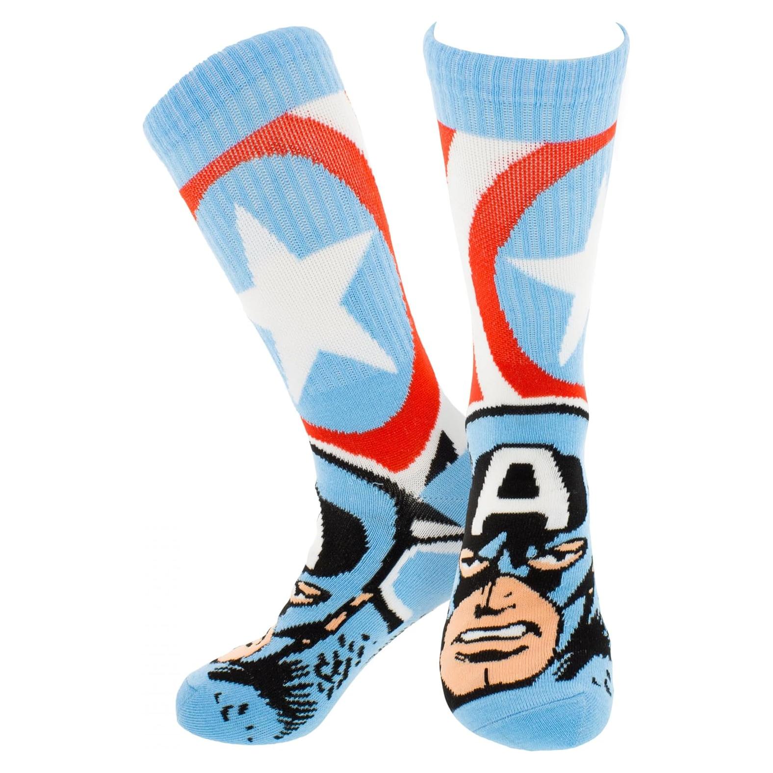 Calcetines de tripulación Berkshire Fashions Capitán América