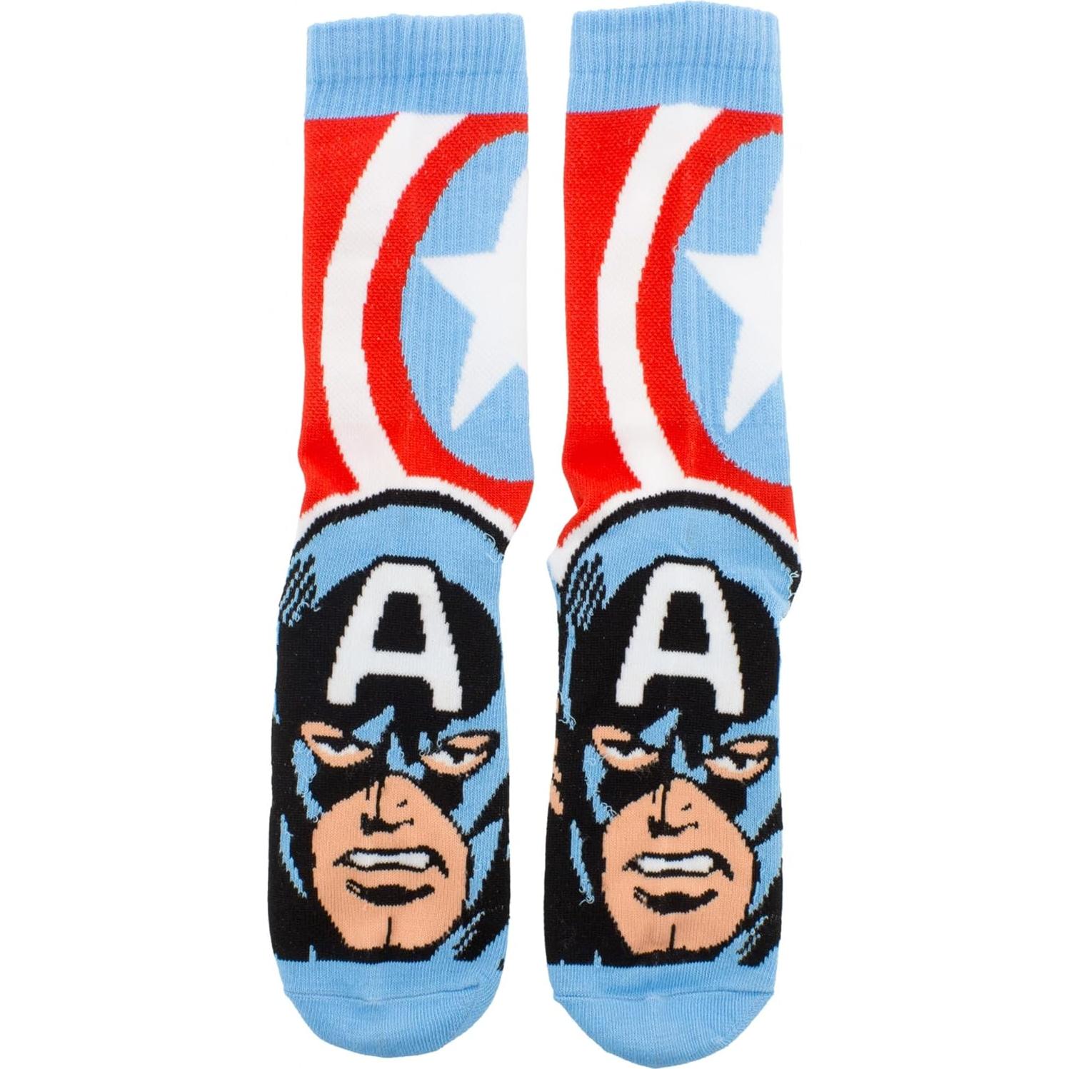 Calcetines de tripulación Berkshire Fashions Capitán América