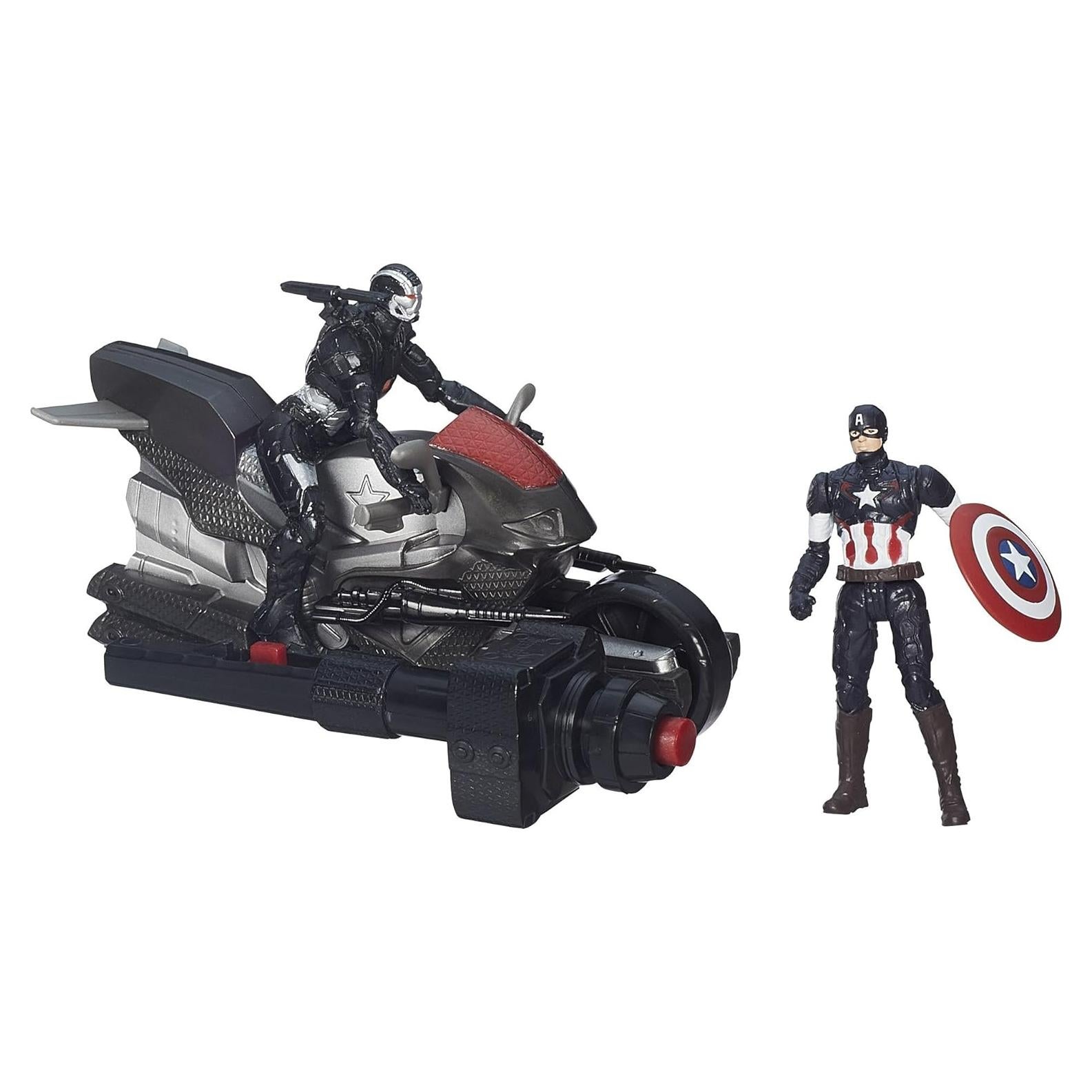Figuras Marvel Avengers Capitán América y Máquina de Guerra 5.1cm
