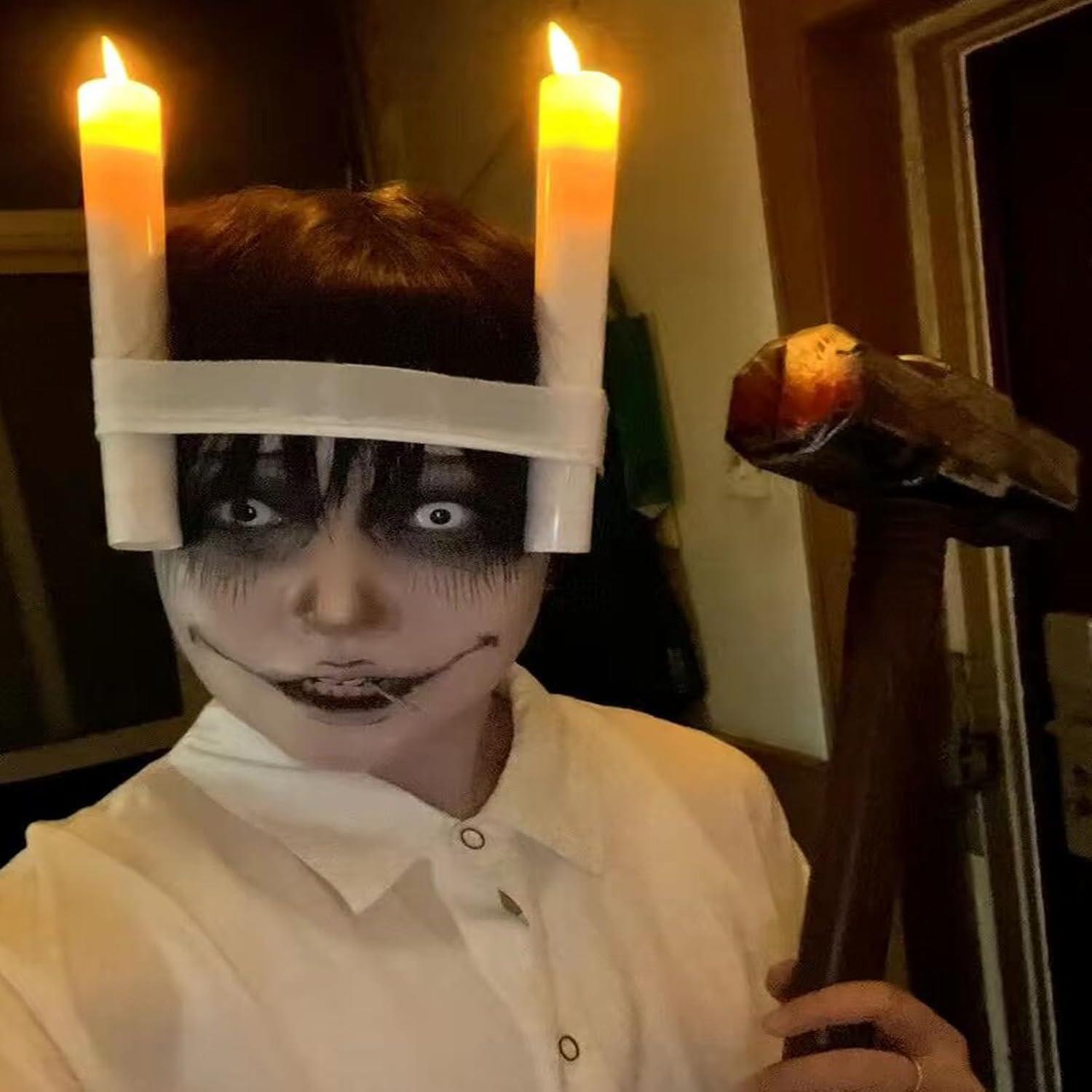 Martillo de plástico BinaryABC para disfraz de Halloween