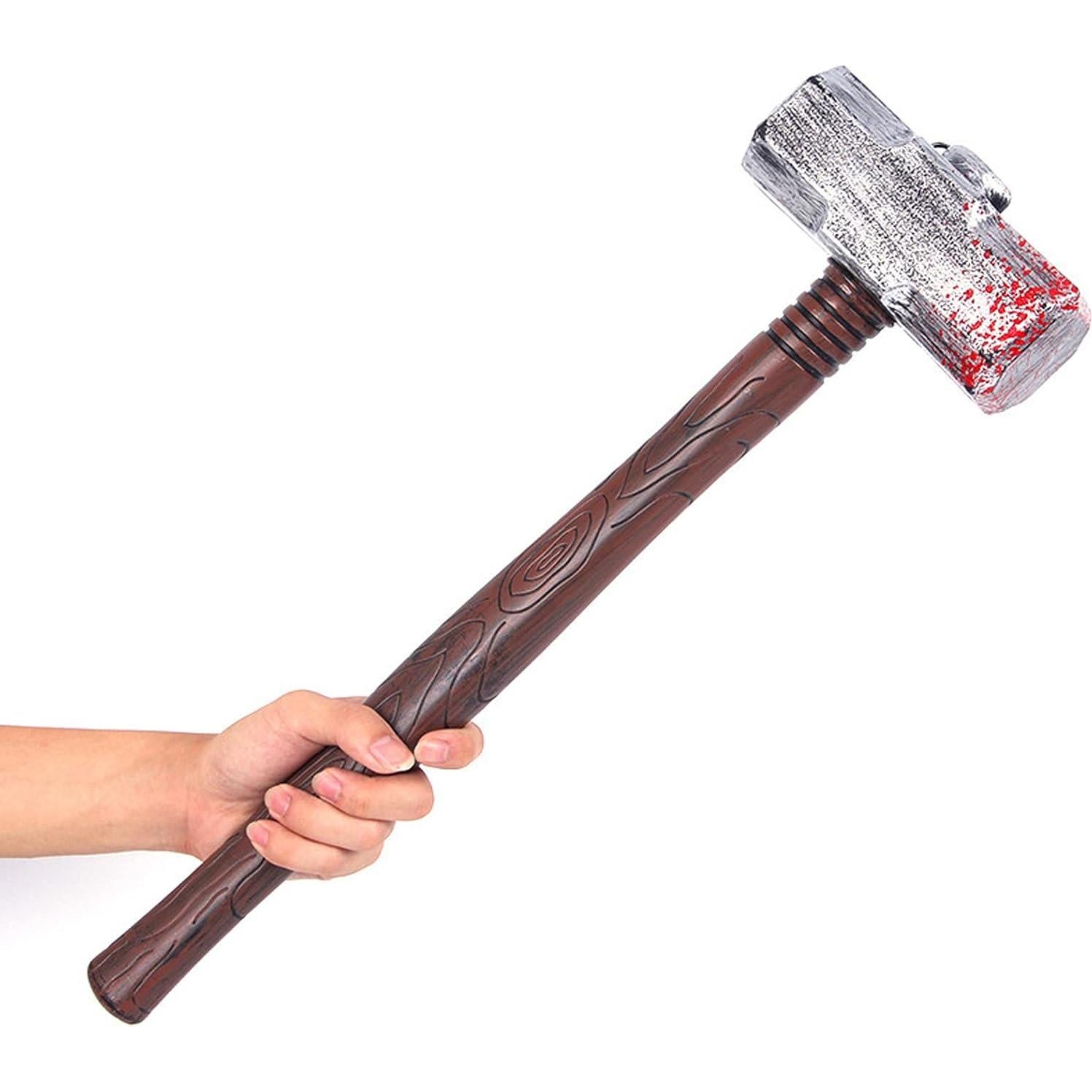 Martillo de plástico BinaryABC para disfraz de Halloween