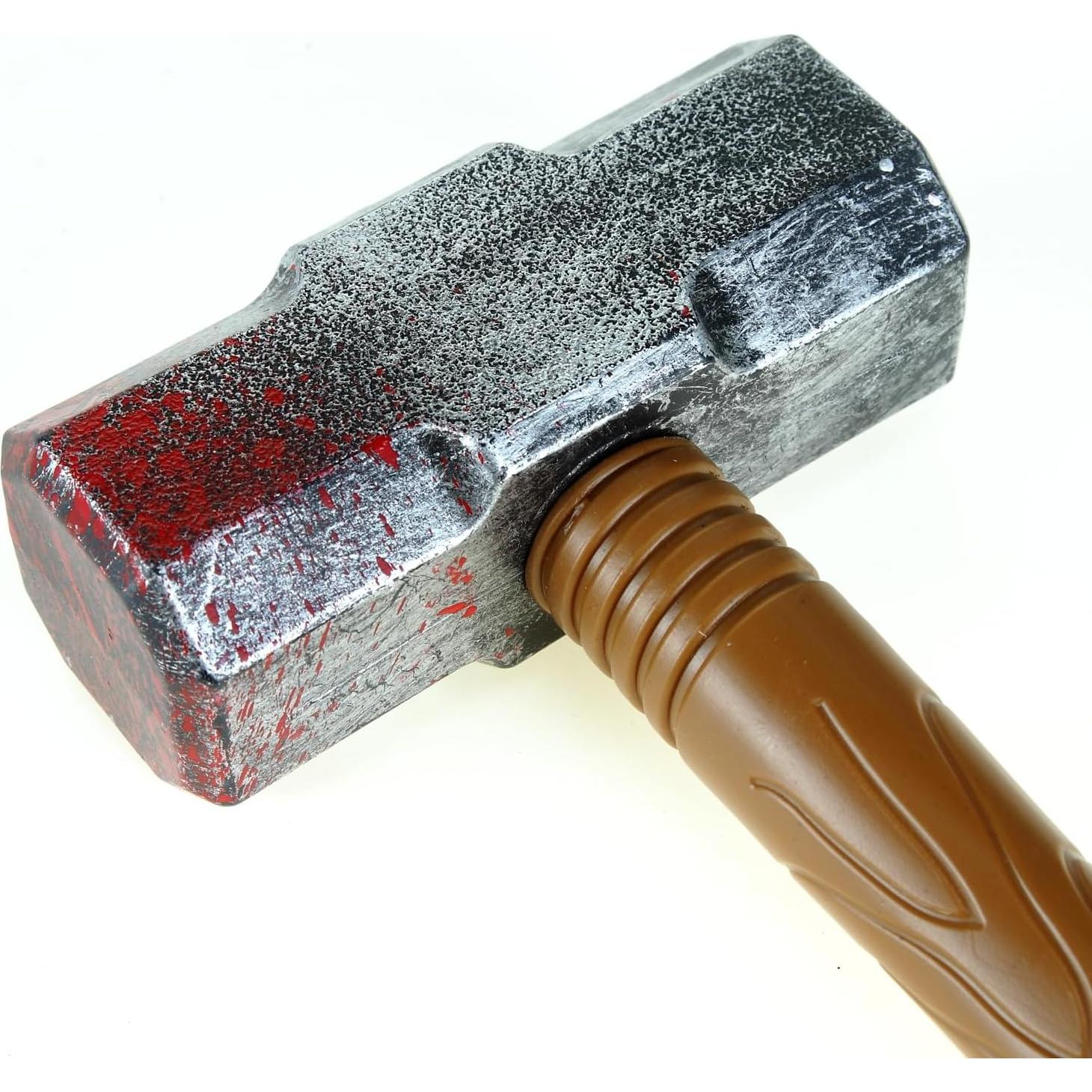 Martillo de plástico BinaryABC para disfraz de Halloween