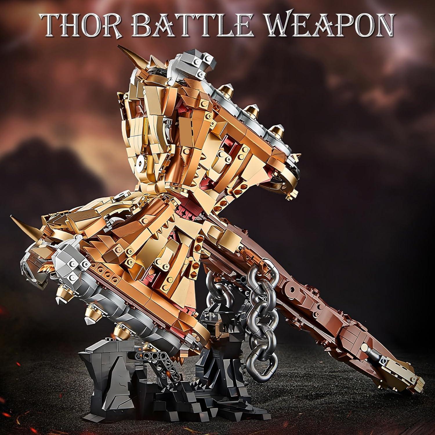 Juego de Bloques de Construcción Martillo Thor Finger Rock 1388 PCS