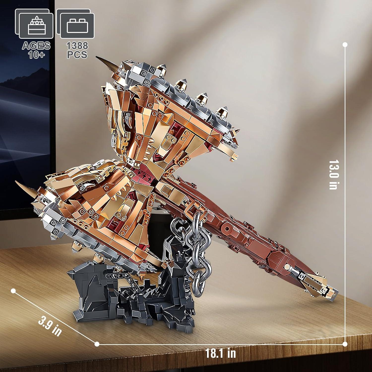 Juego de Bloques de Construcción Martillo Thor Finger Rock 1388 PCS