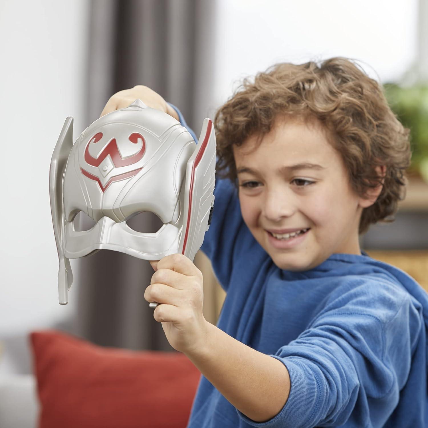 Máscara de héroe Mighty Thor Hasbro para niños 5 años en adelante