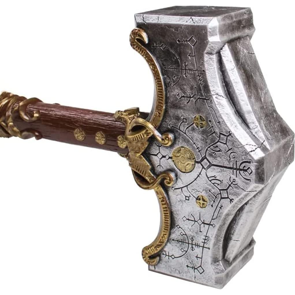 Martillo de Dios Cosplay damdos 50cm Espuma PU Accesorio Halloween