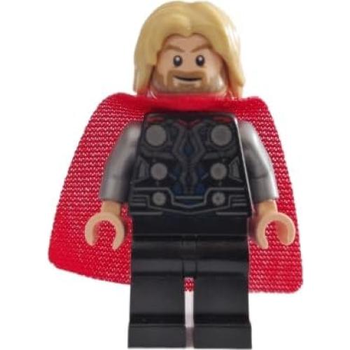 Minifigura LEGO Thor con Mjolnir y Rayo - 5 cm