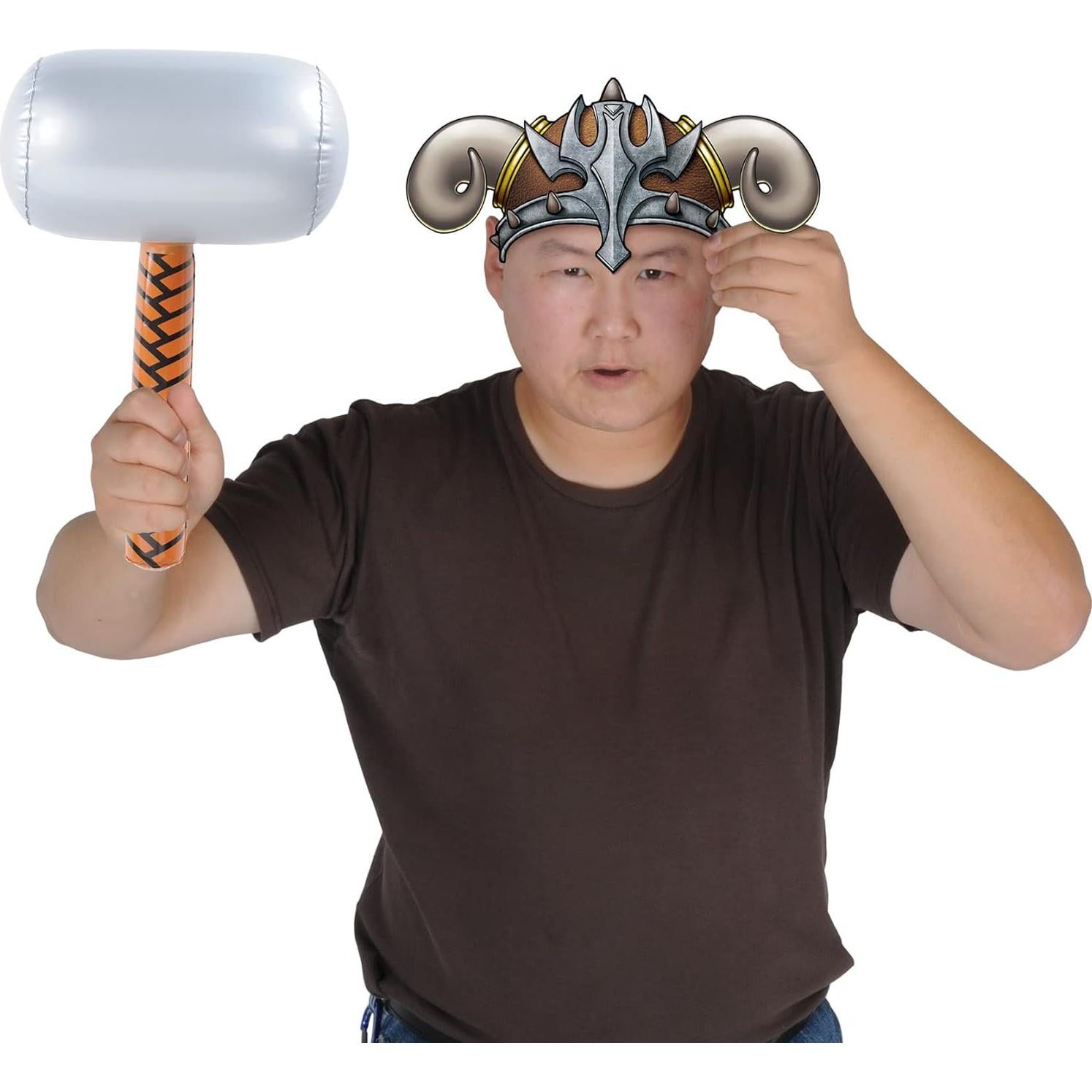 Martillos Inflables Beistle 2 Piezas 45.72 cm Fiesta Héroes