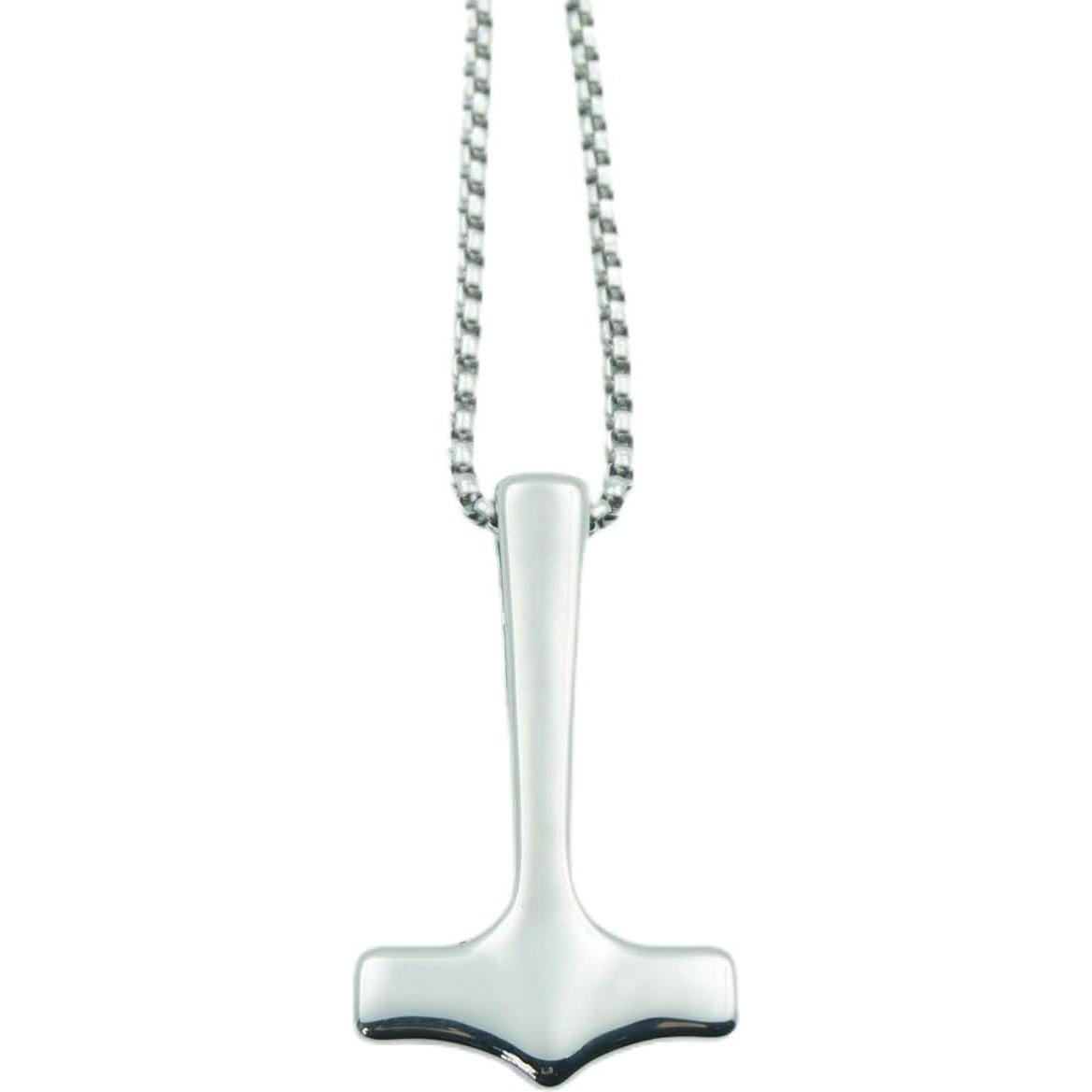 Collar Amuleto Martillo de Thor Acero Inoxidable 30x50mm