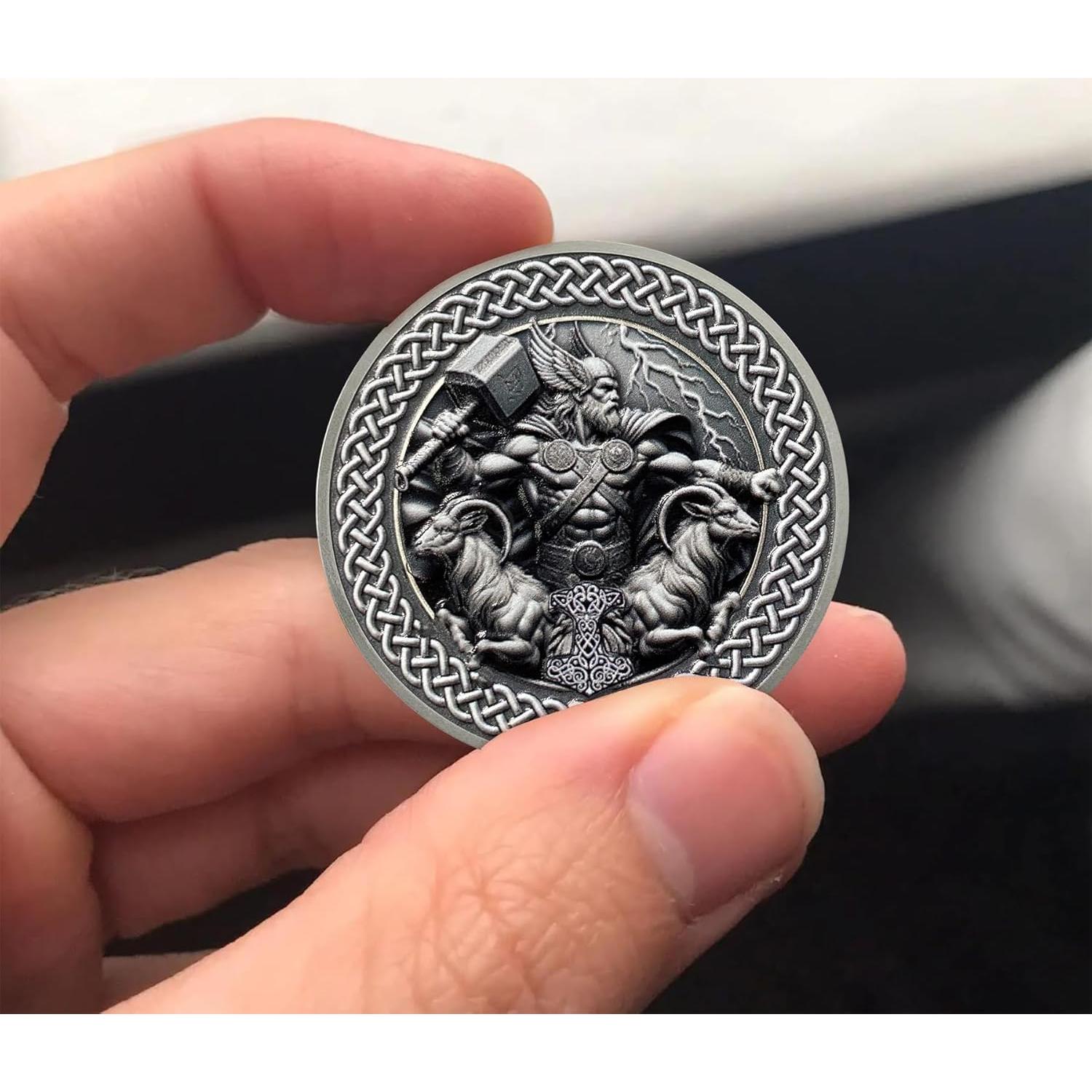 Juego de Monedas Vikingas TOYTOSMPL - Thor y Cabras Gemelas