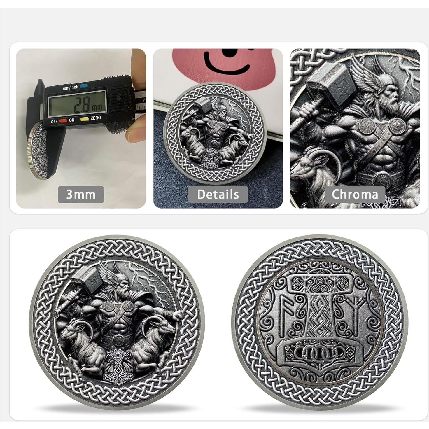 Juego de Monedas Vikingas TOYTOSMPL - Thor y Cabras Gemelas