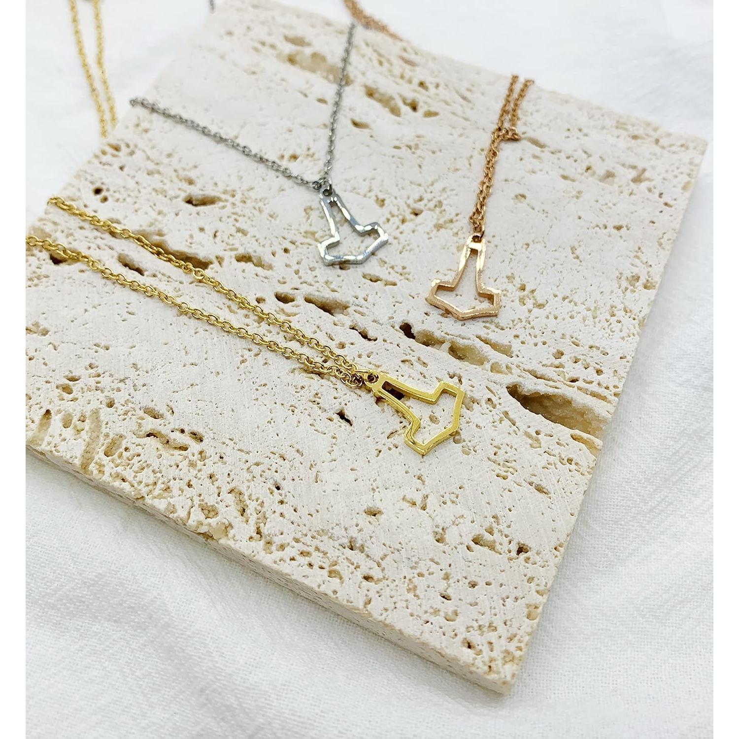 Collar Colgante Martillo de Thor Minimalista Oro 14K Hipoalergénico