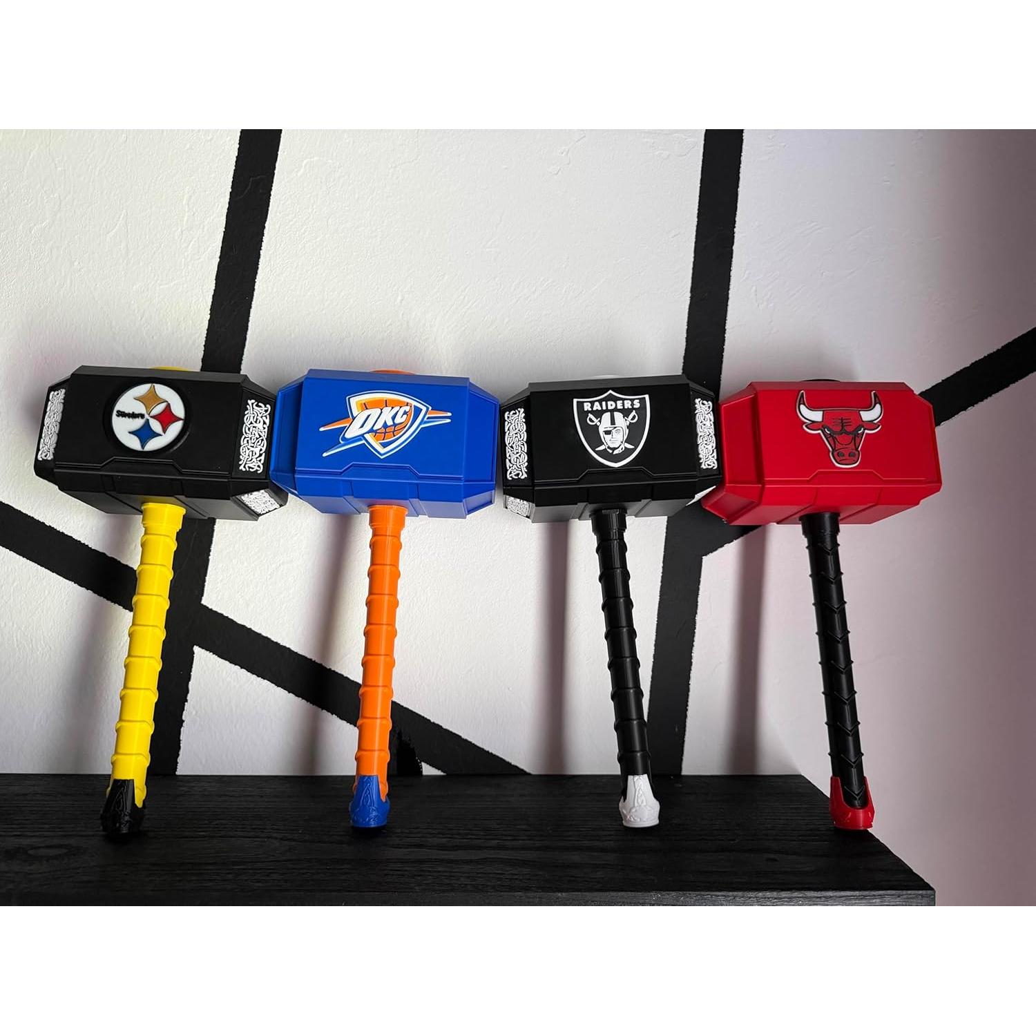 Martillo Thor Personalizado OU Sooner 31.75 cm con Base