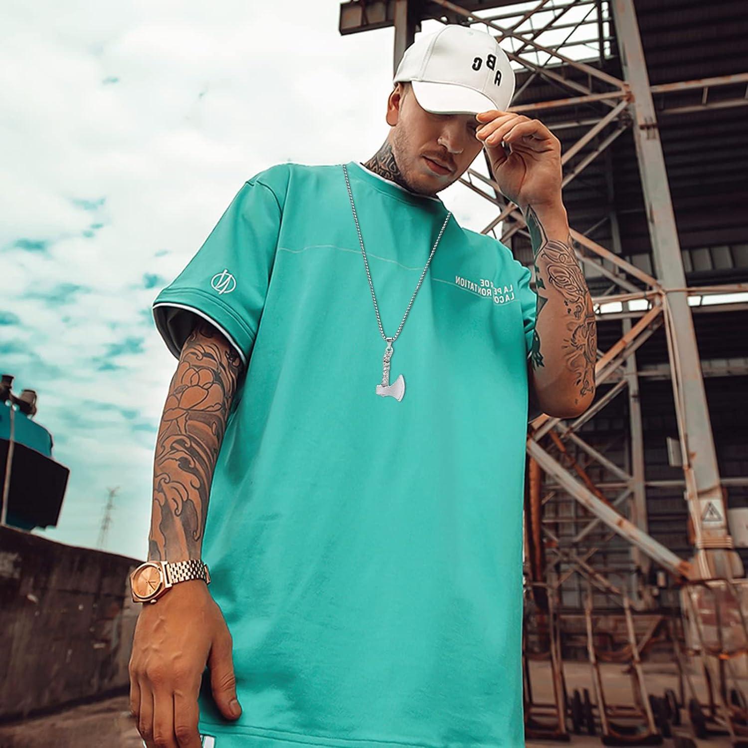 Collares Vikingos de Acero Inoxidable NEWITIN - 6 Piezas Unisex