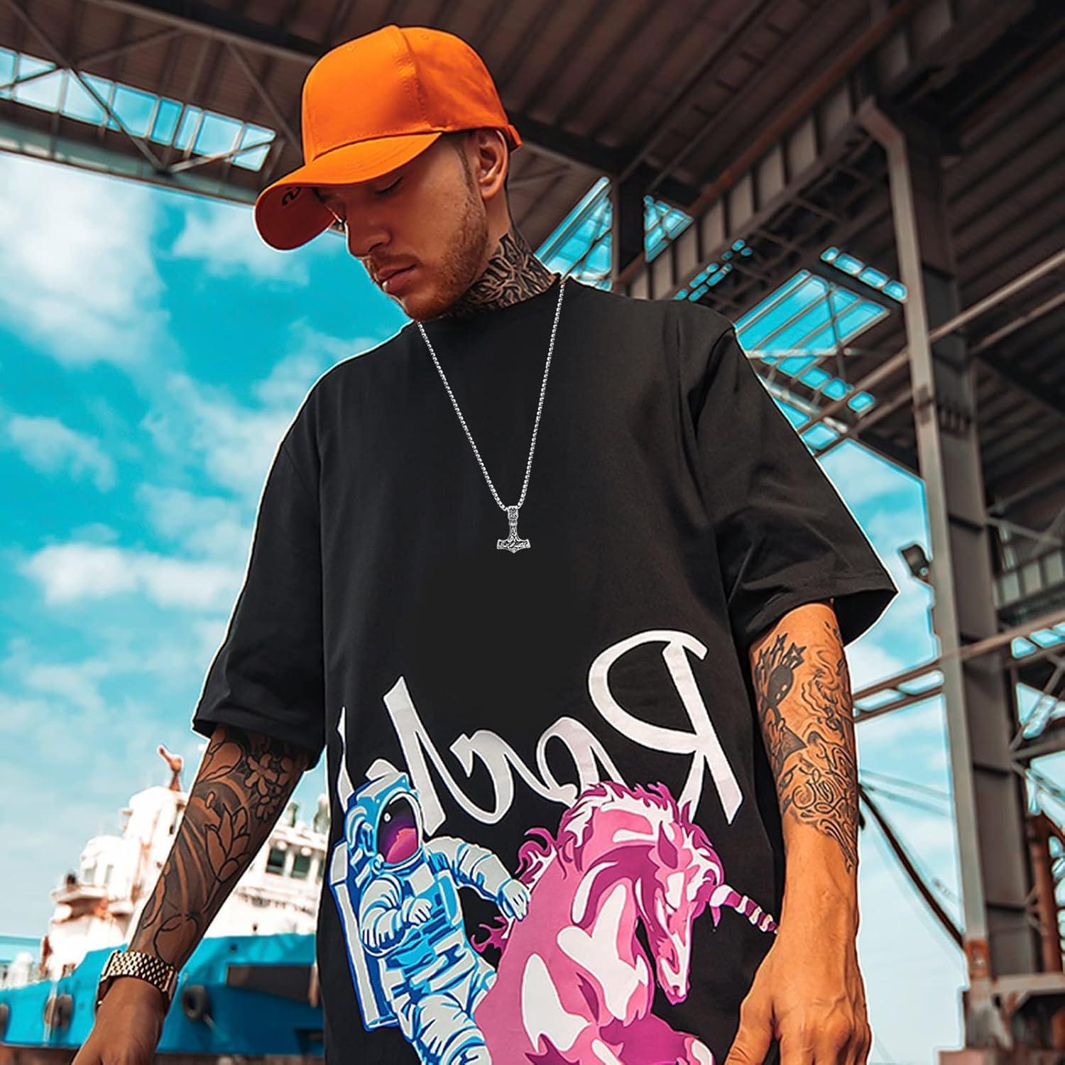 Collares Vikingos de Acero Inoxidable NEWITIN - 6 Piezas Unisex