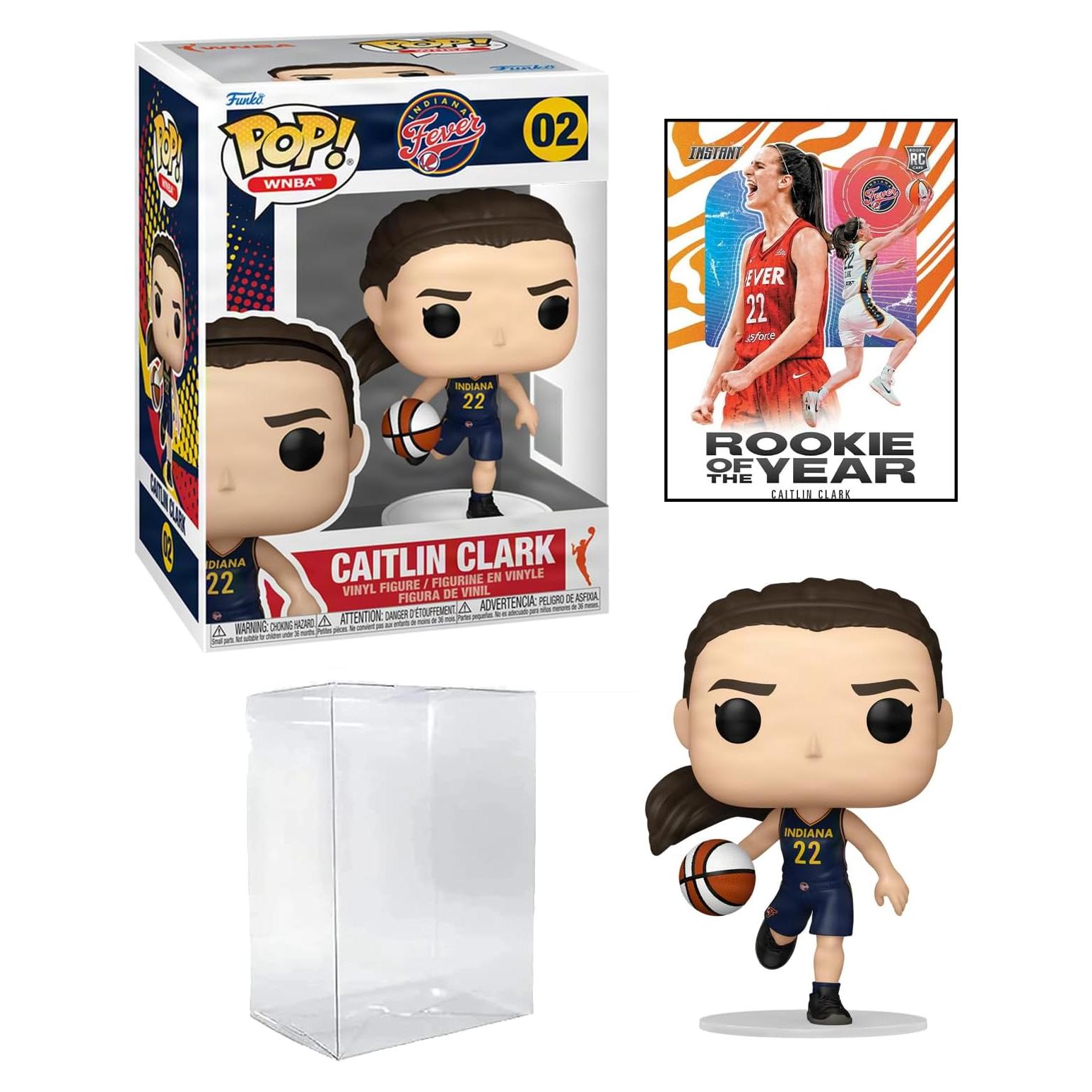 Set Coleccionable Caitlin Clark Funko Pop! y Tarjeta Rookie WNBA