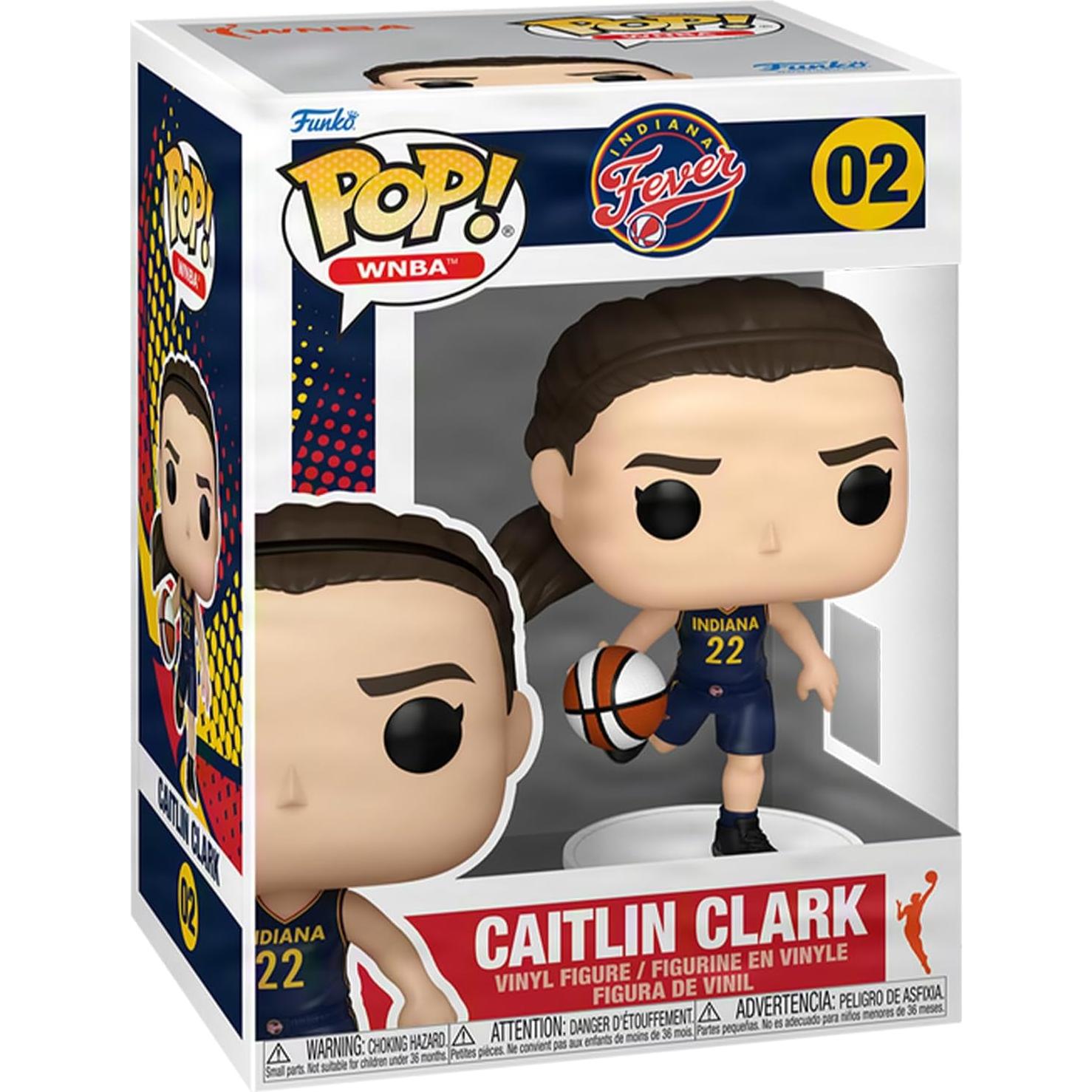 Set Coleccionable Caitlin Clark Funko Pop! y Tarjeta Rookie WNBA