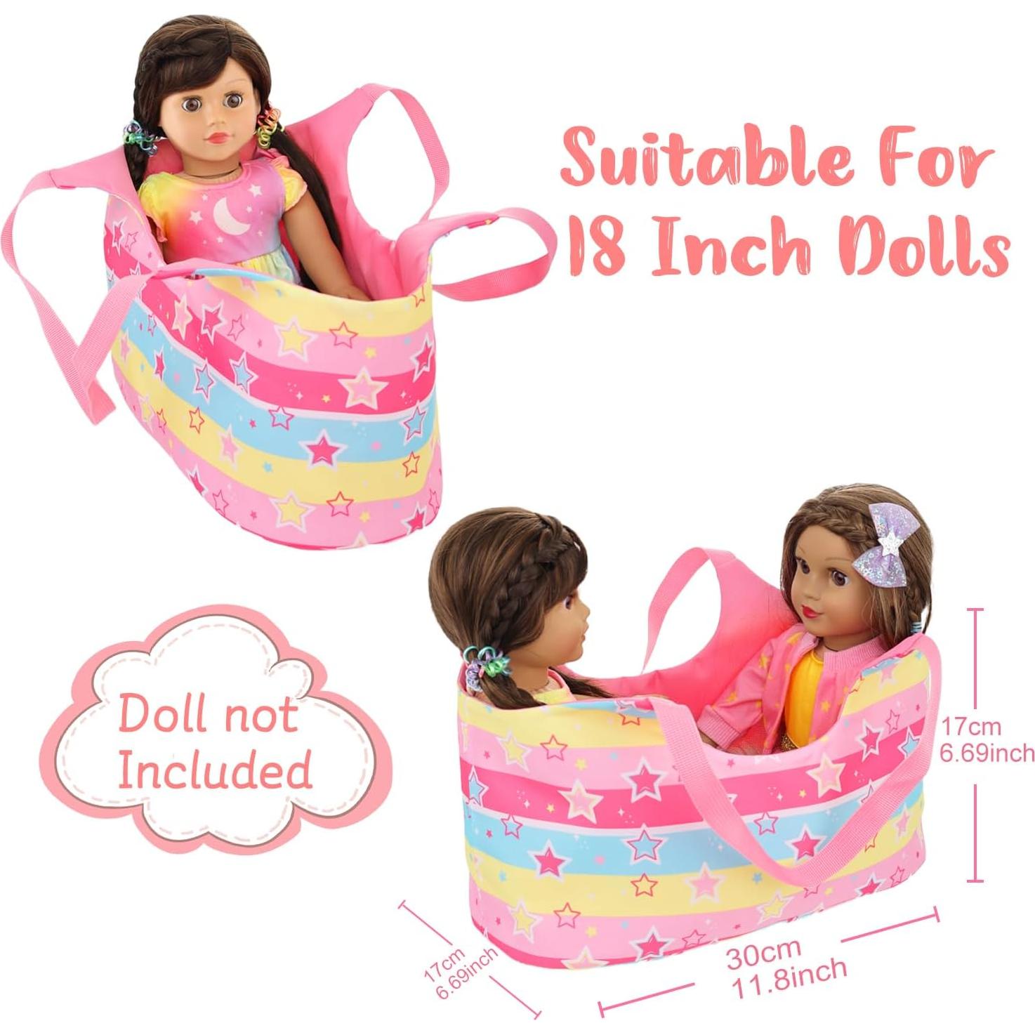 Conjunto de Accesorios para Muñecas Ecore Fun 18" - 10 Piezas