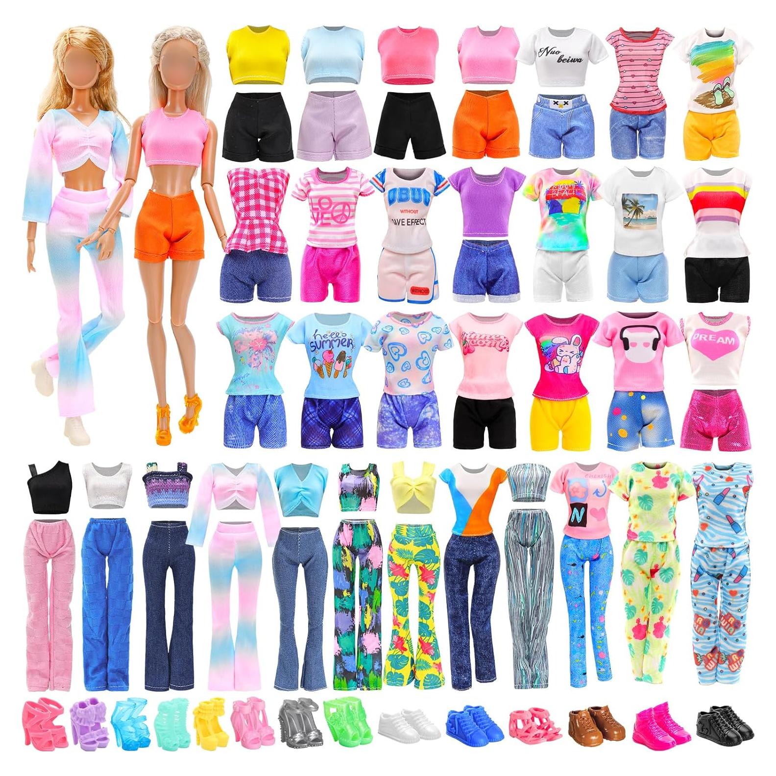 Conjunto de Ropa para Muñeca BARWA 30 Piezas 11.5"