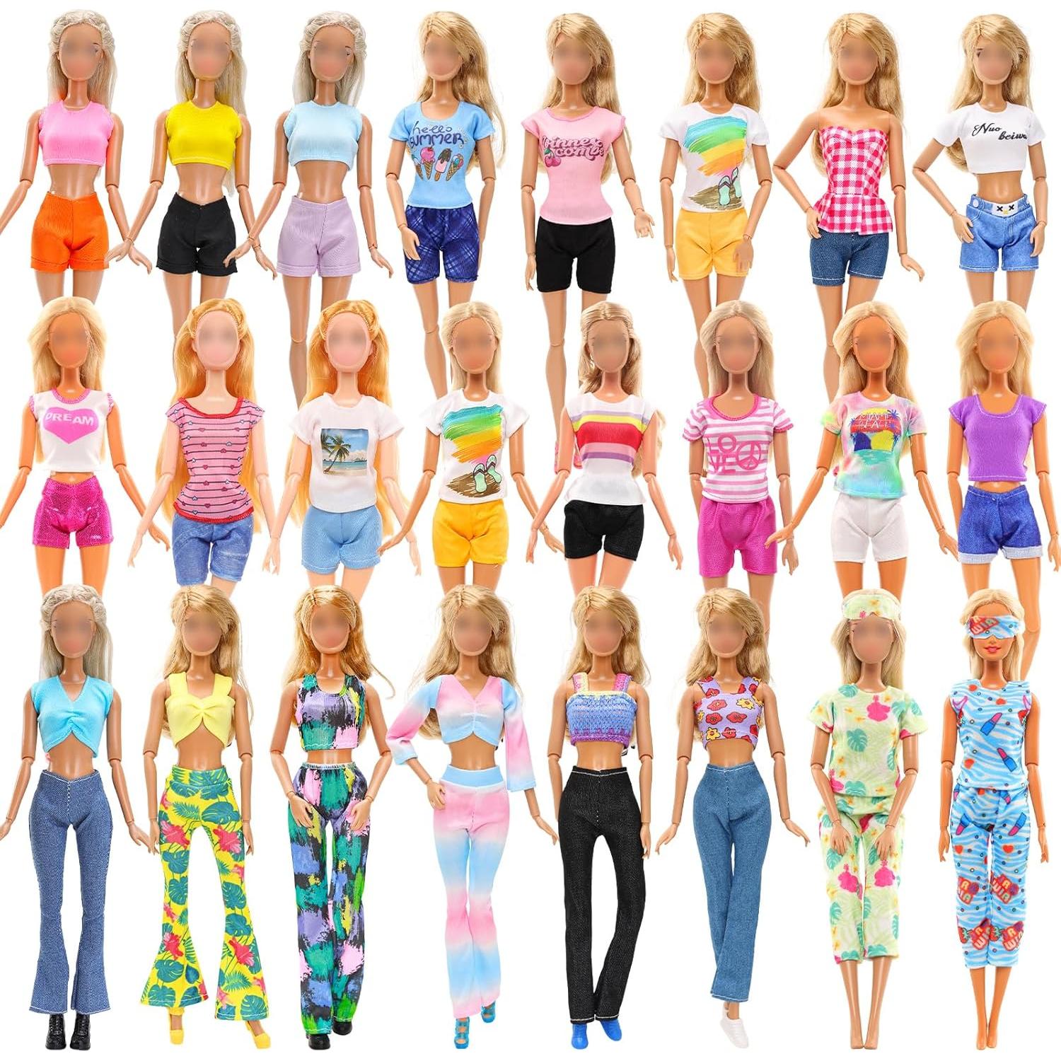 Conjunto de Ropa para Muñeca BARWA 30 Piezas 11.5"