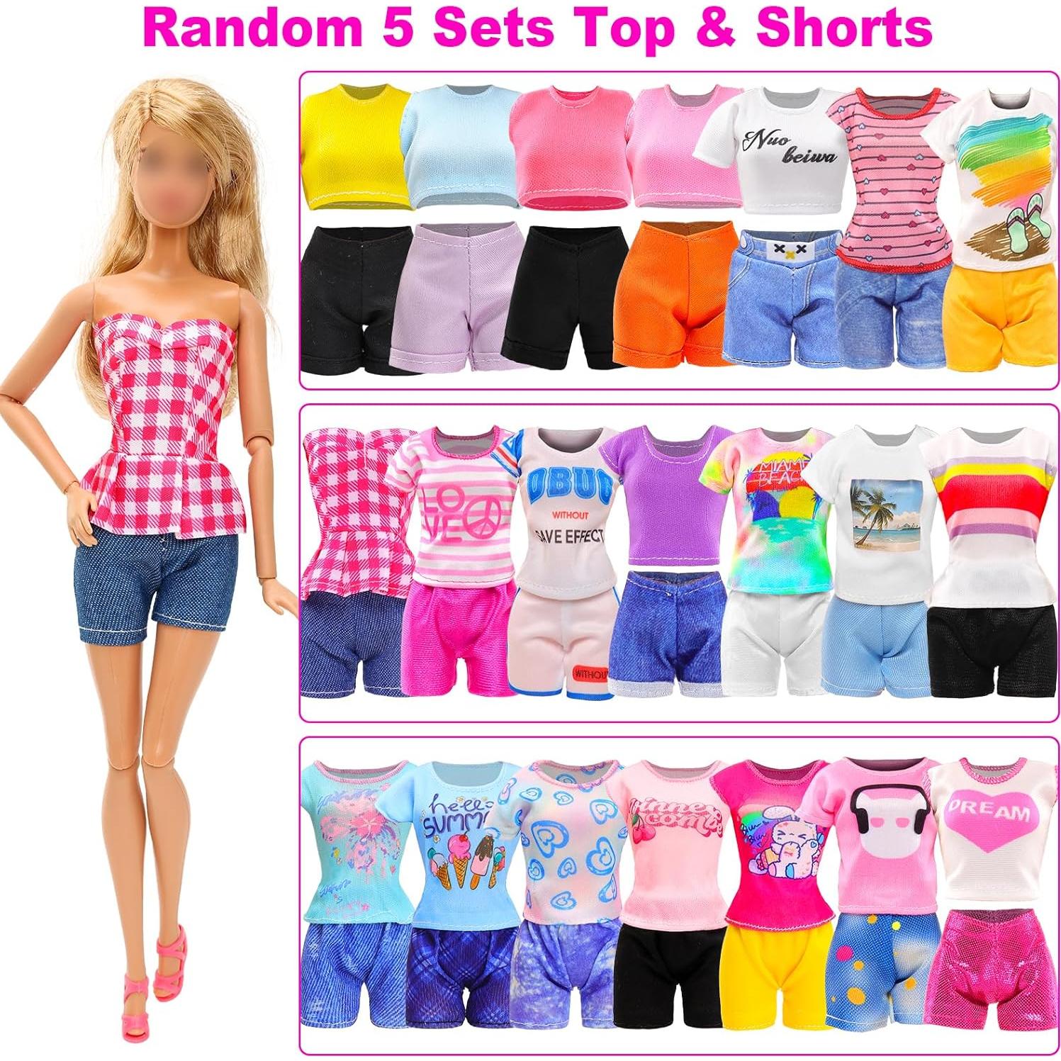 Conjunto de Ropa para Muñeca BARWA 30 Piezas 11.5"