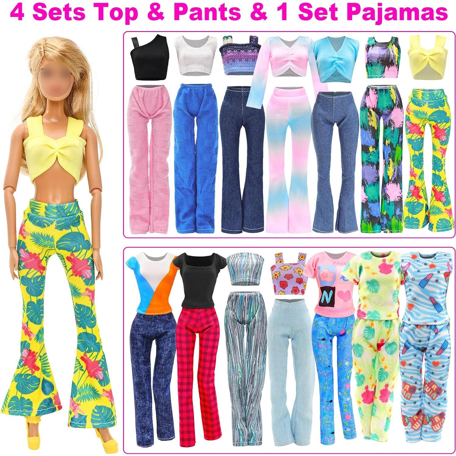 Conjunto de Ropa para Muñeca BARWA 30 Piezas 11.5"