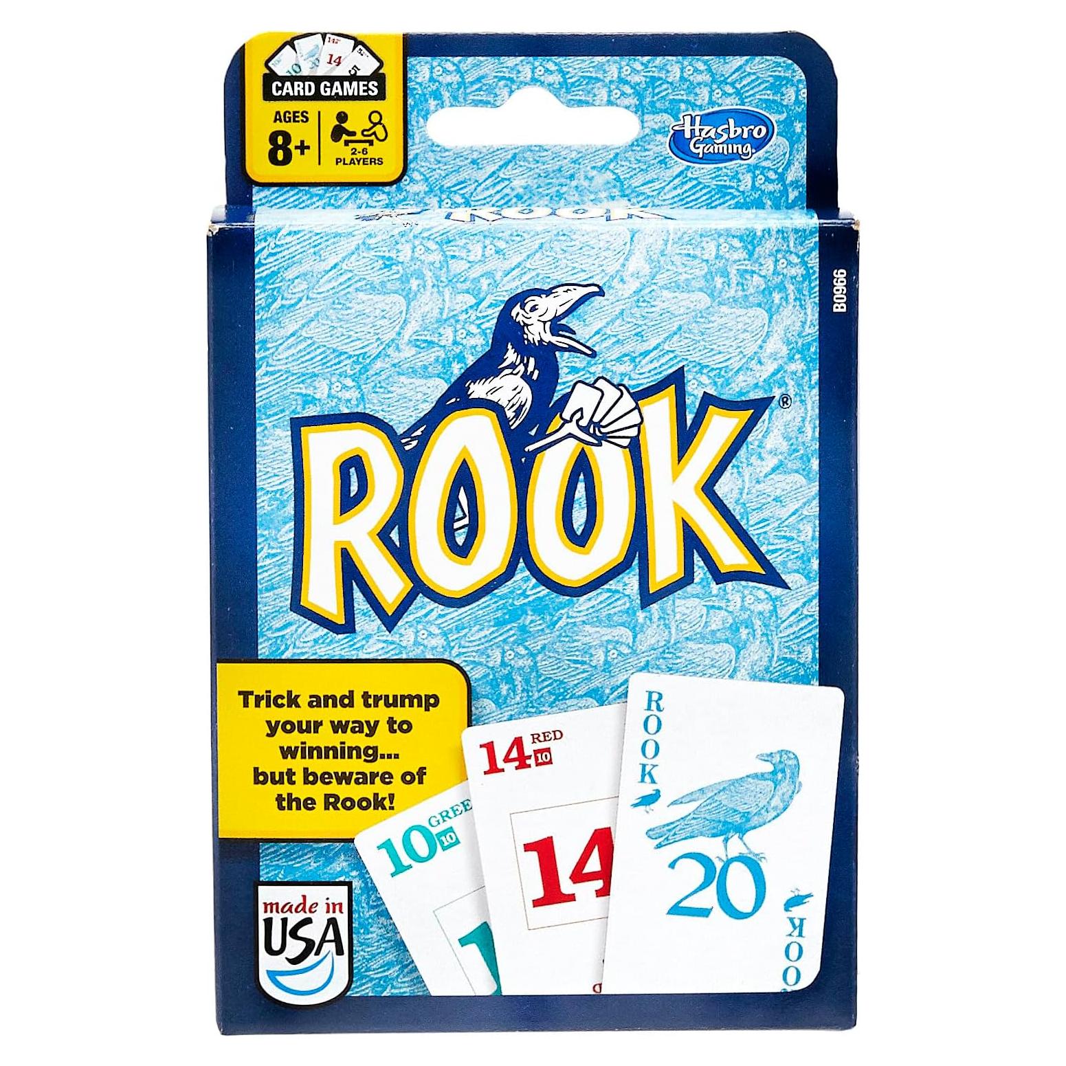 Juego de Cartas Rook Hasbro | 2 a 6 Jugadores | Edades 8+