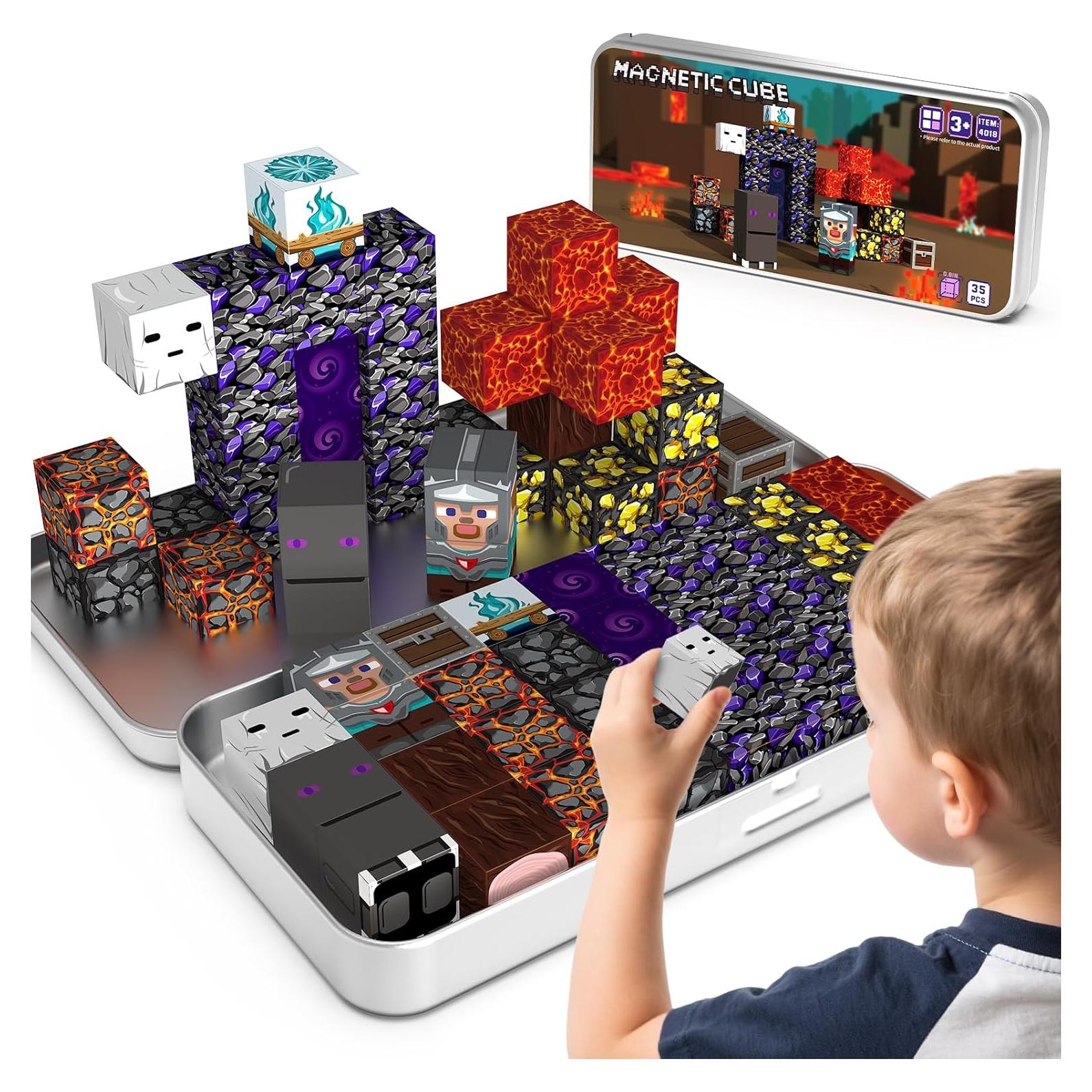 Bloques de Construcción Magnéticos STEM 3+ con Lata Portátil